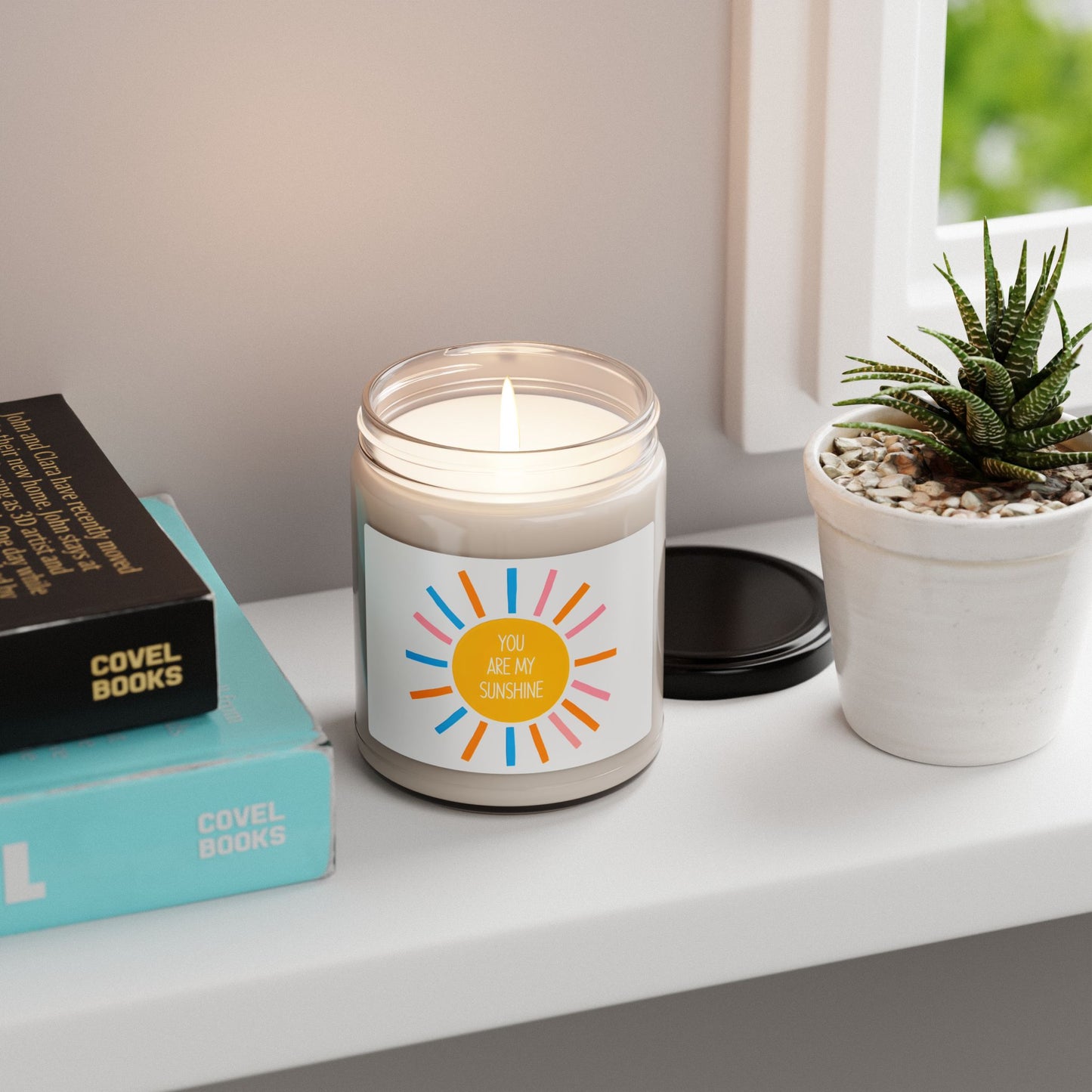 You Are My Sunshine Scented Soy Candle - Cheerful 9oz Home Fragrance