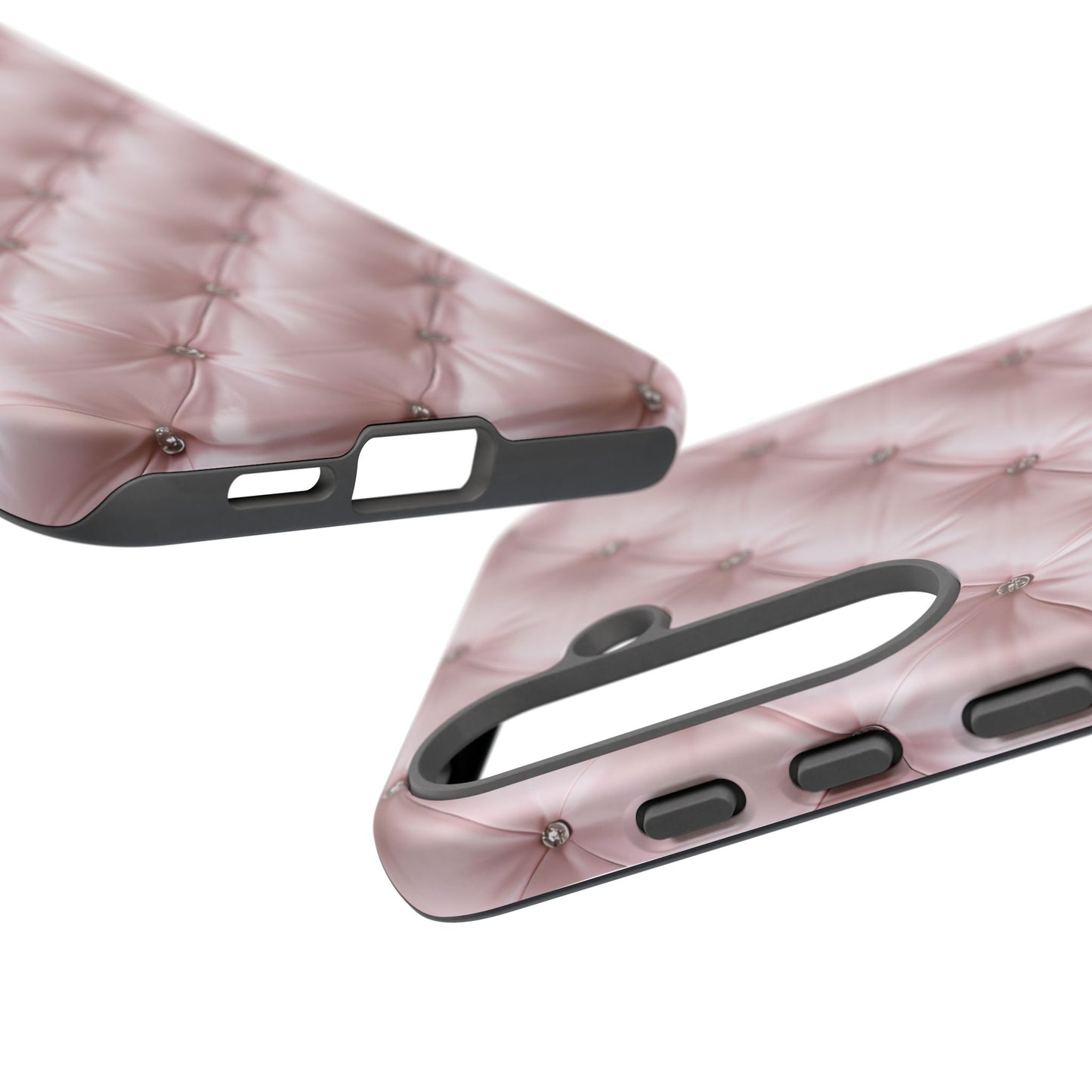 Luxury Pink Quilted Phone Case - Tough Cases for Stylish Protection