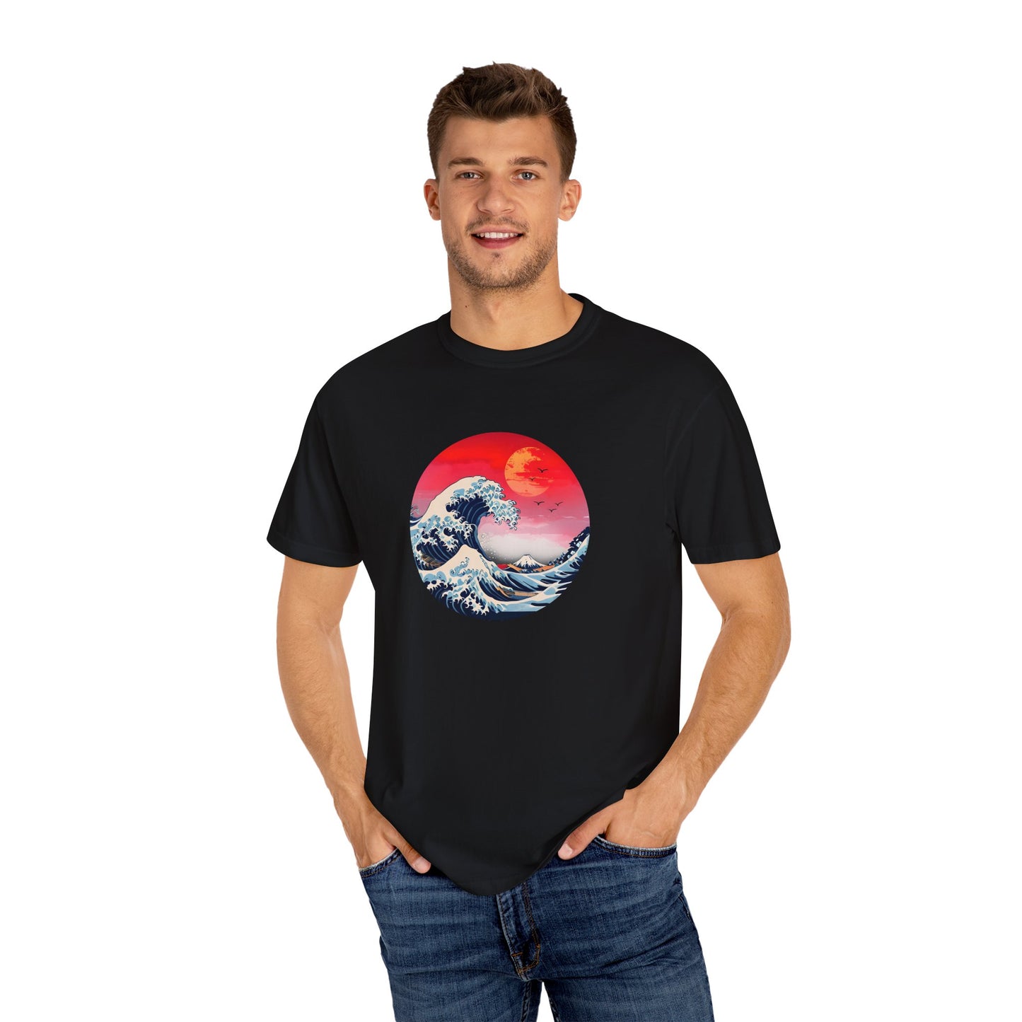 Ocean Wave Graphic Unisex T-Shirt | Beach Lover Gift | Summer Vibes