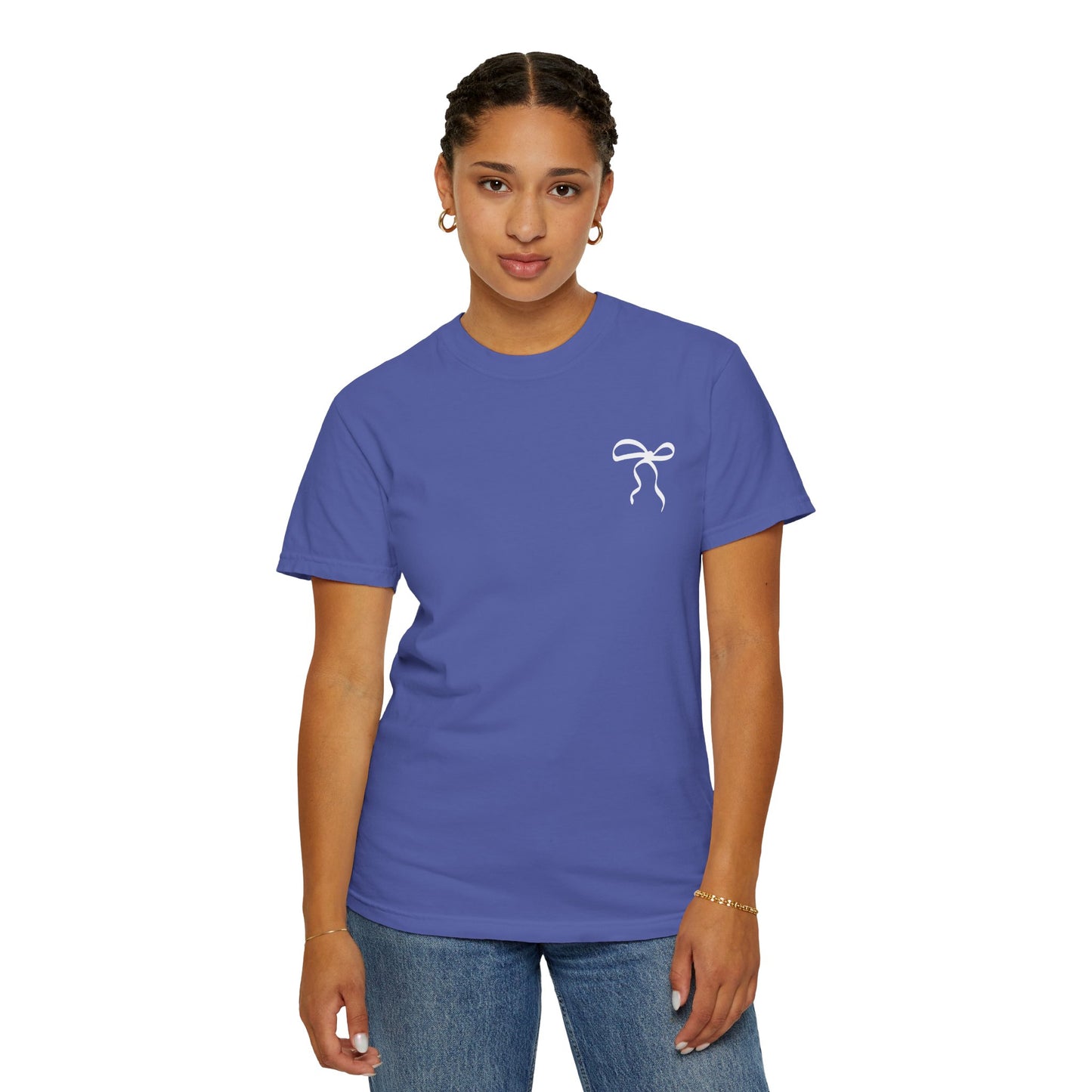 Inspirational T-Shirt with Bow Design – "But God"