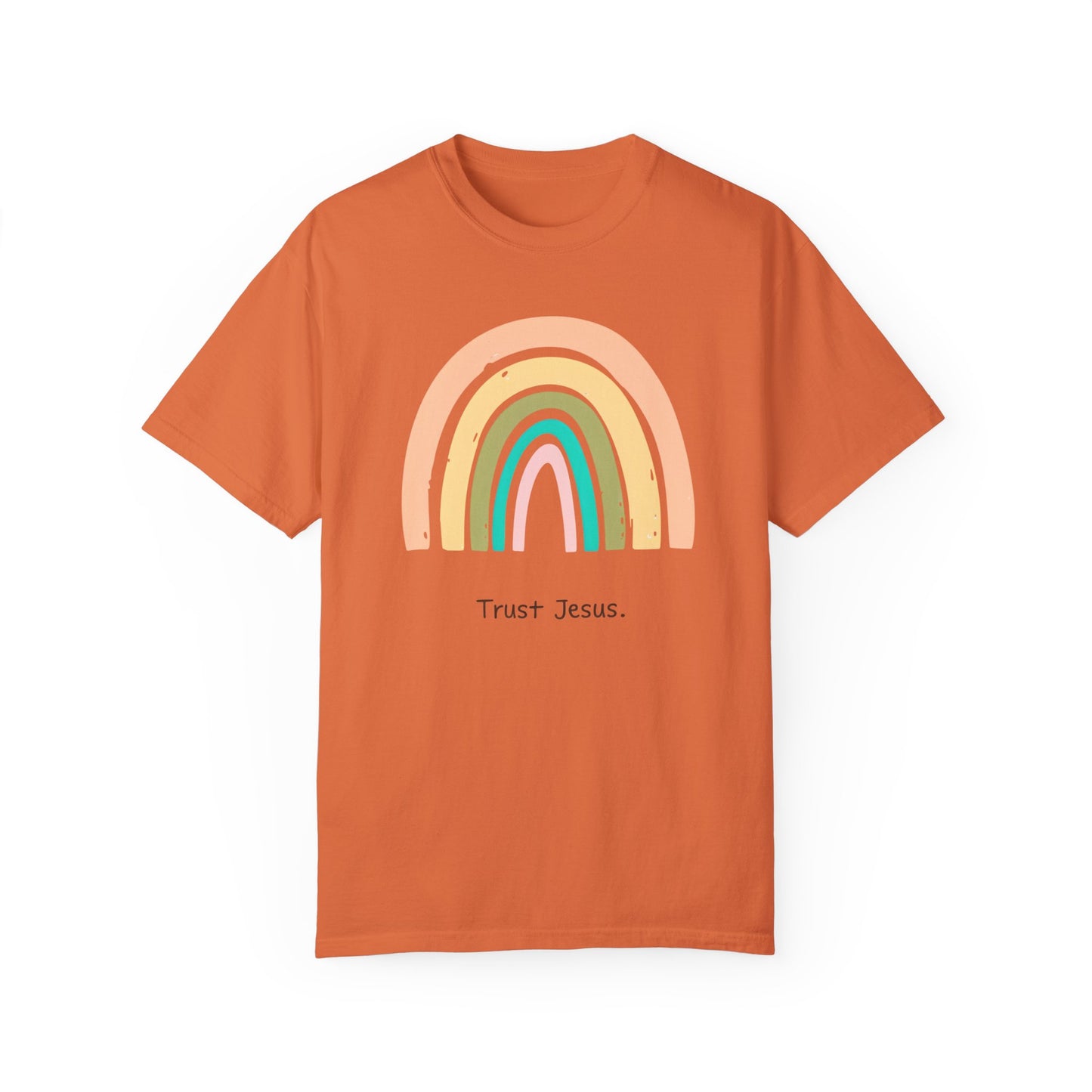 Rainbow Trust Jesus Unisex Garment-Dyed T-Shirt