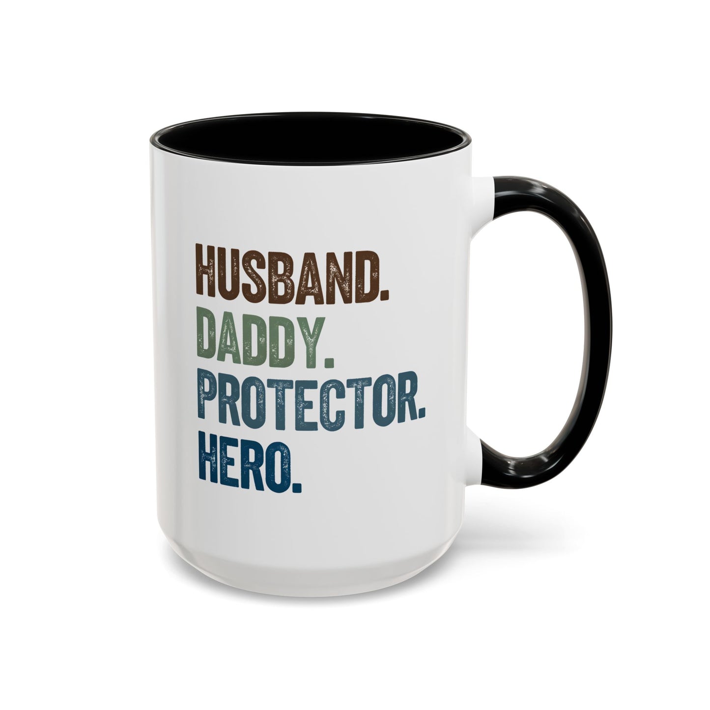 Hero Dad Coffee Mug - 15oz, Perfect Gift for Husband, Protector & Daddy