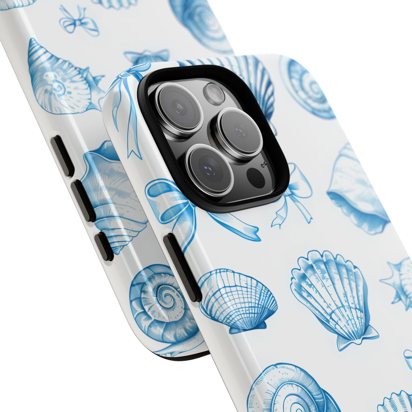 Coquette-Coastal Ocean-Themed Phone Case - Seashell and Starfish Design