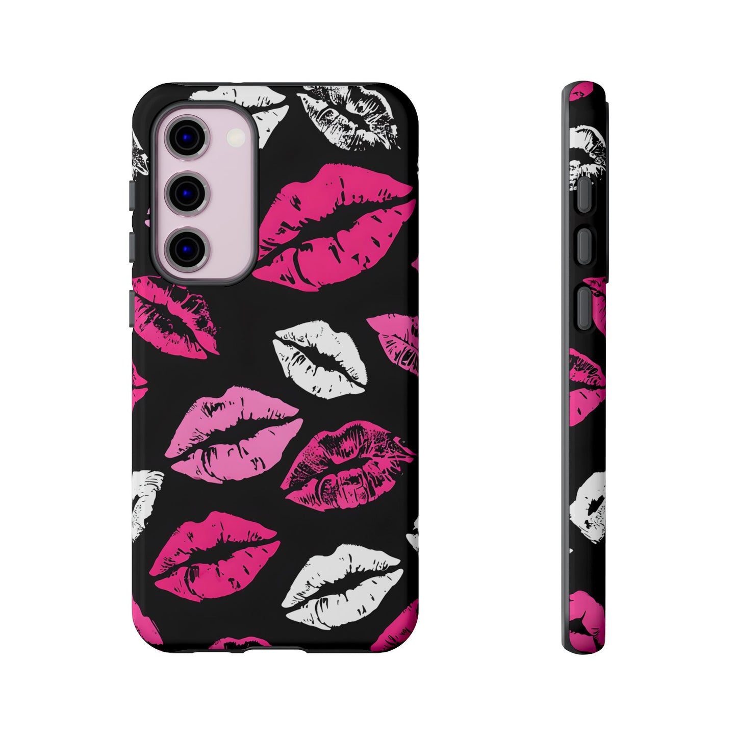 Lips Print iPhone Case - Stylish Tough Phone Cover