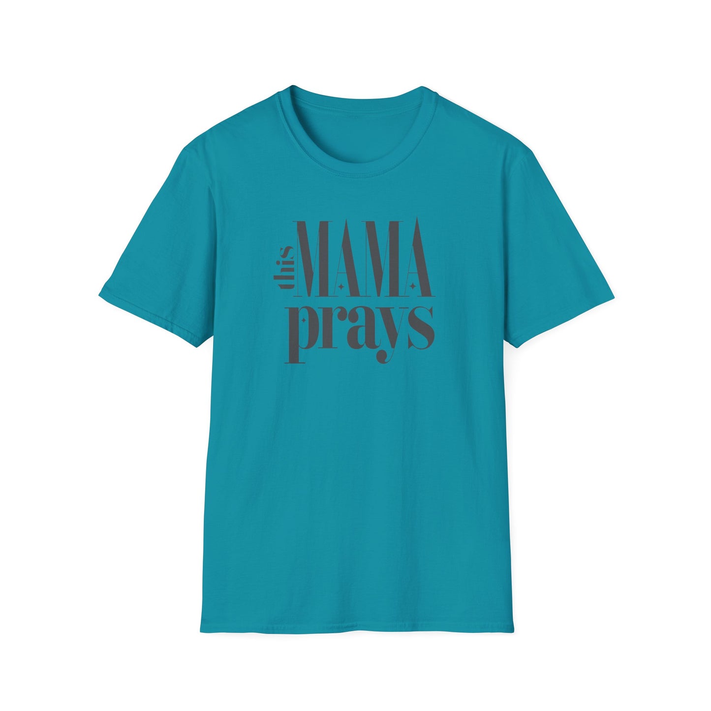 Unisex Softstyle T-Shirt - 'This Mama Prays' Inspirational Tee
