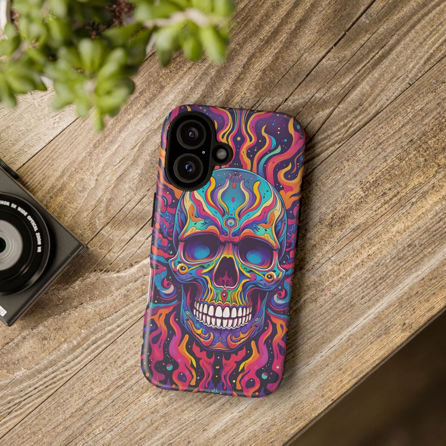 Colorful Skull Phone Case - Tough Cases for Bold Personalities