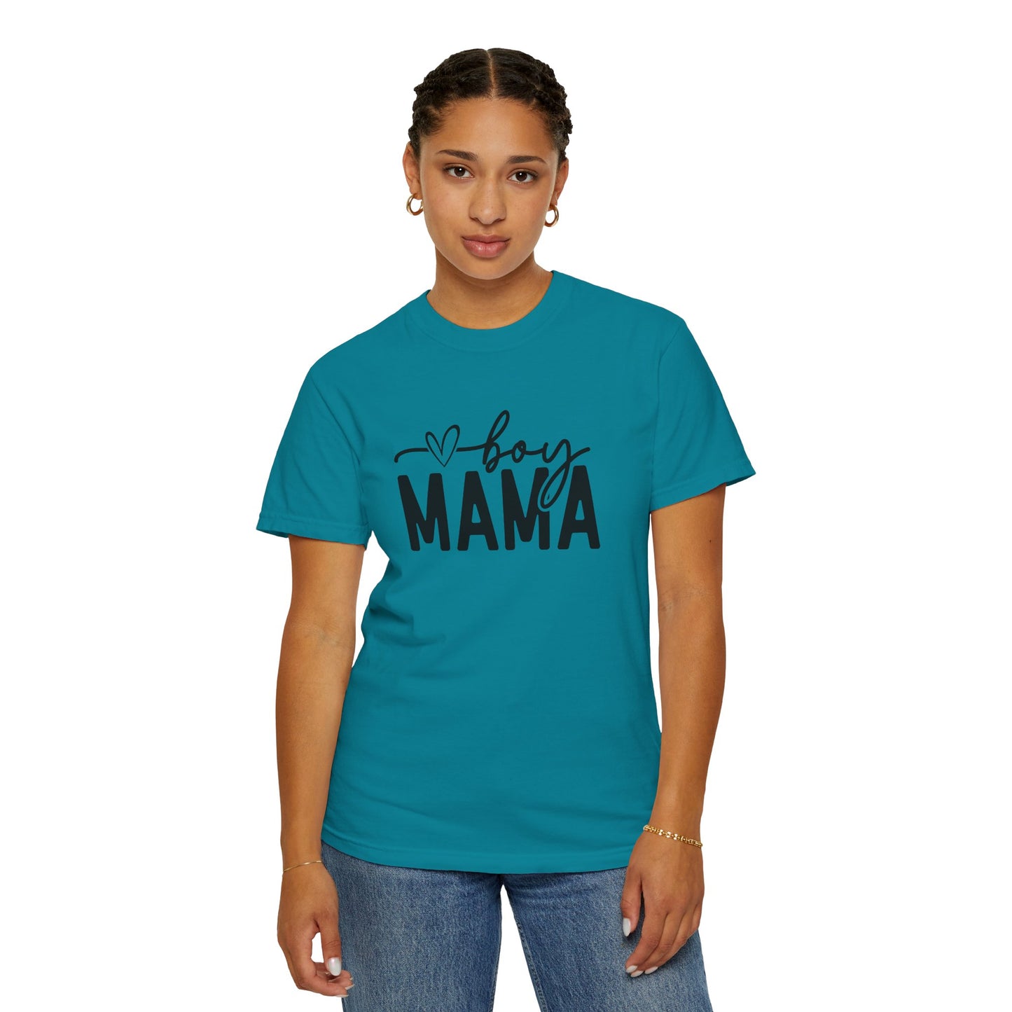 Boy Mama Unisex Garment-Dyed T-Shirt - Perfect for Moms on Special Occasions