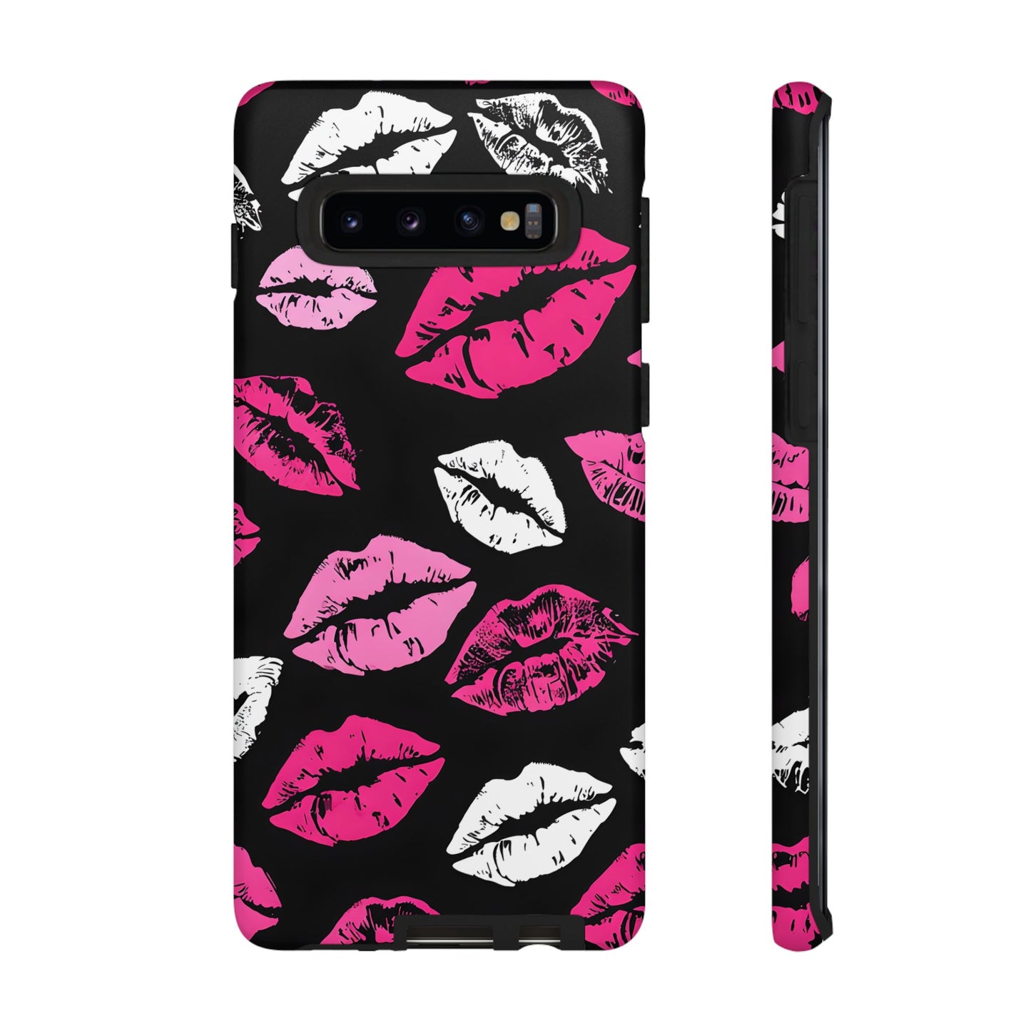 Lips Print iPhone Case - Stylish Tough Phone Cover
