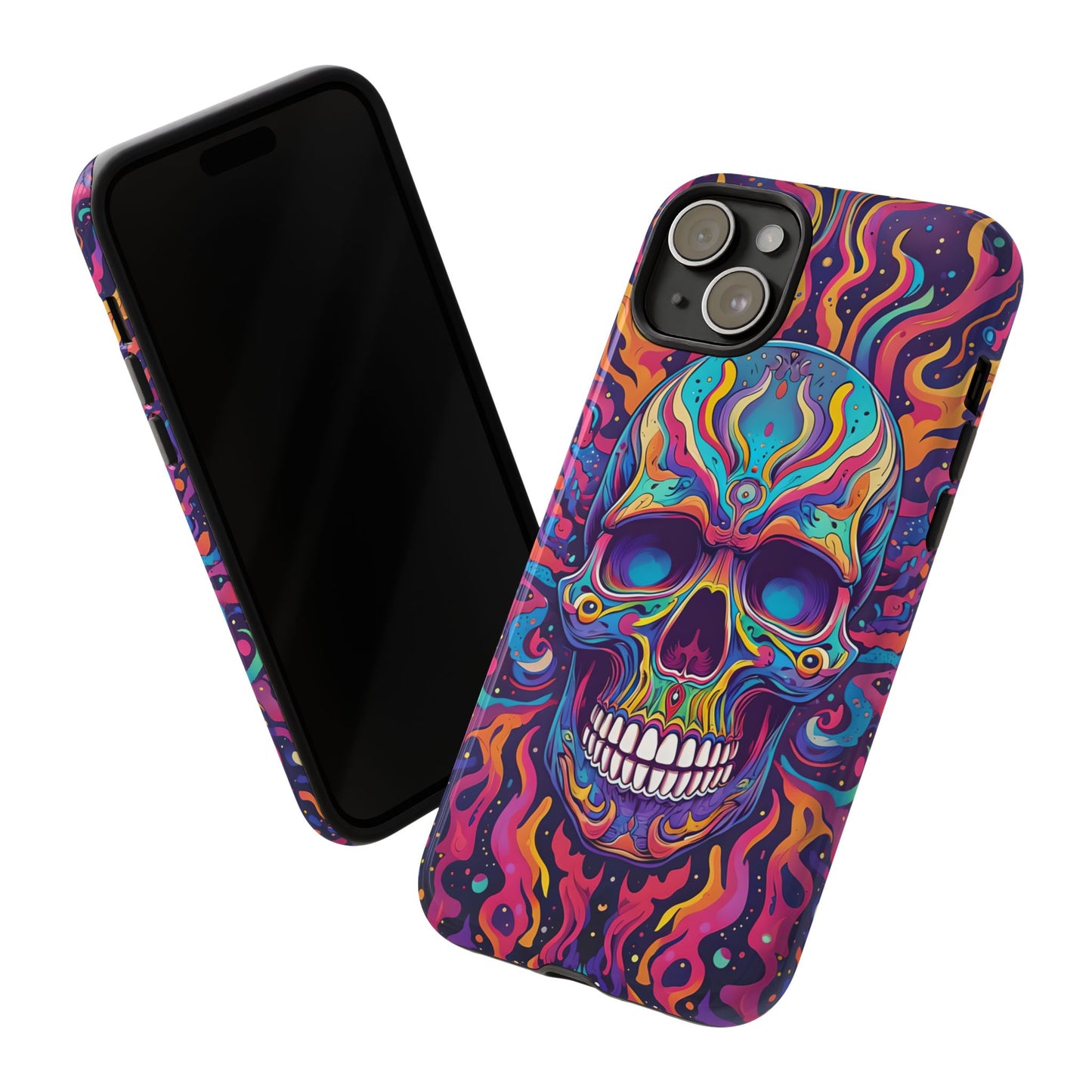 Colorful Skull Phone Case - Tough Cases for Bold Personalities