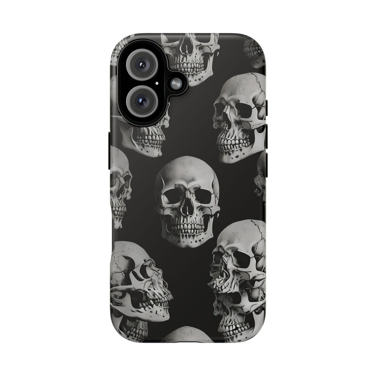 Skull Print Phone Case - Tough Cases for Bold Style