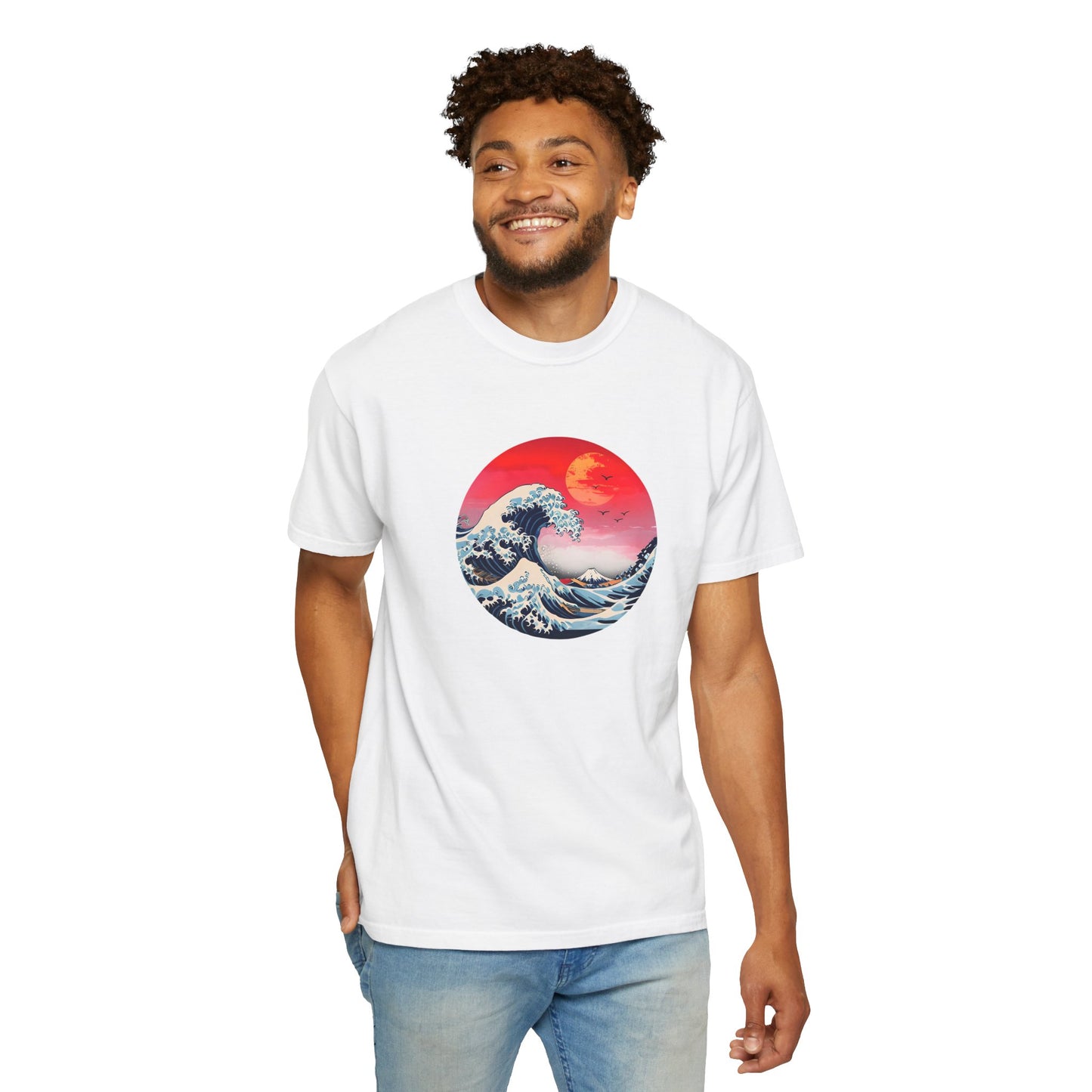 Ocean Wave Graphic Unisex T-Shirt | Beach Lover Gift | Summer Vibes