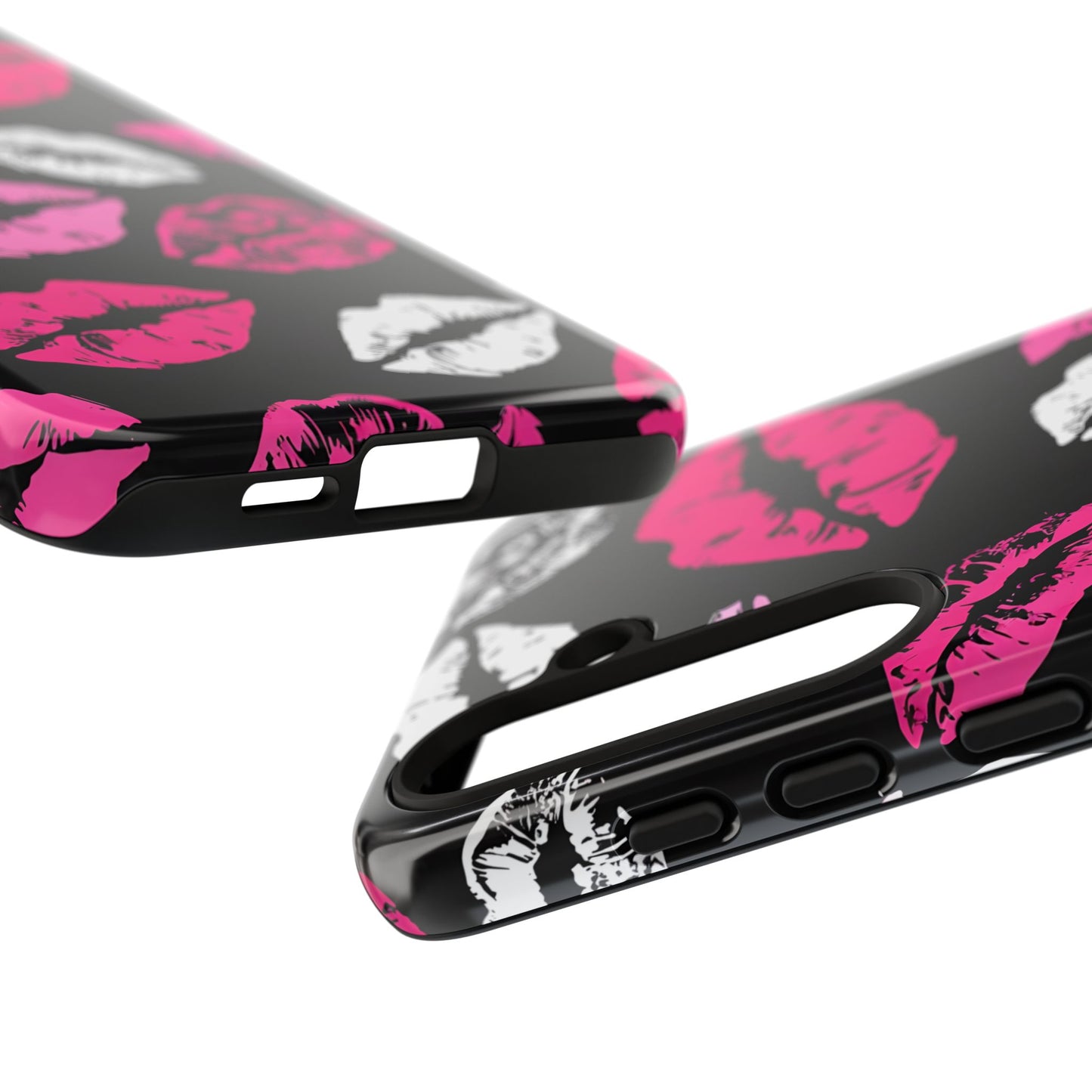 Lips Print iPhone Case - Stylish Tough Phone Cover