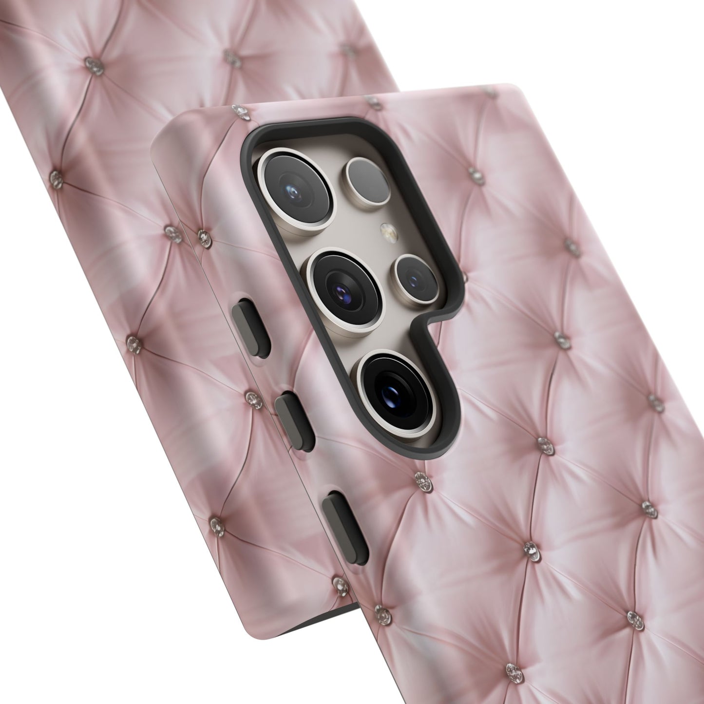 Luxury Pink Quilted Phone Case - Tough Cases for Stylish Protection
