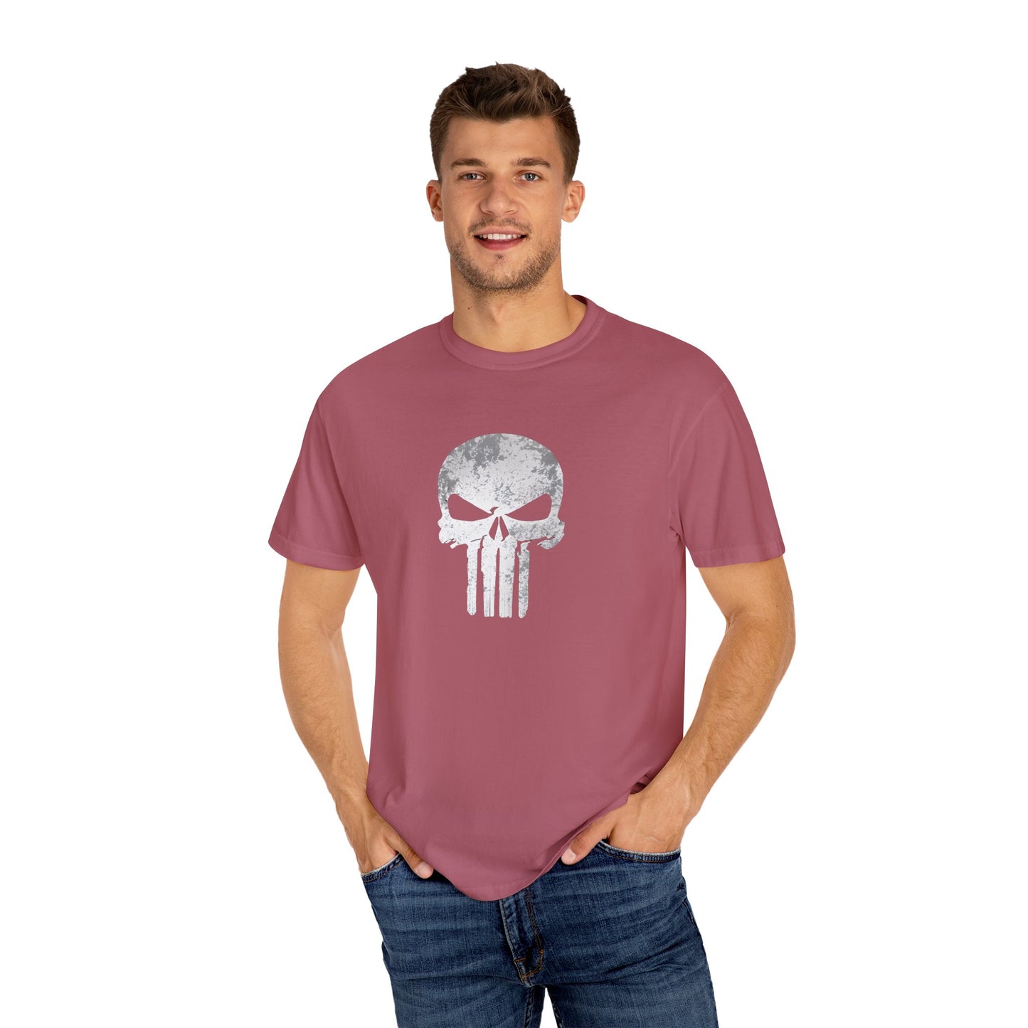 Unisex Skull Graphic T-Shirt - Trendy, Casual Wear for Edgy Style