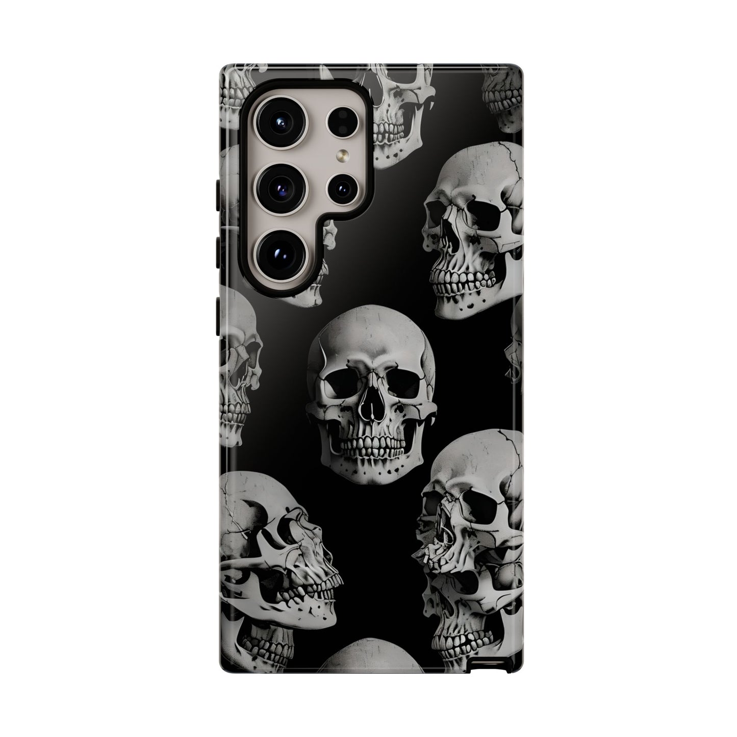 Skull Print Phone Case - Tough Cases for Bold Style
