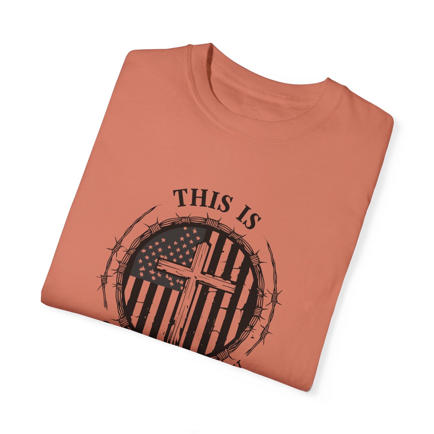 Unisex God’s Country Graphic T-Shirt - Patriotic Design