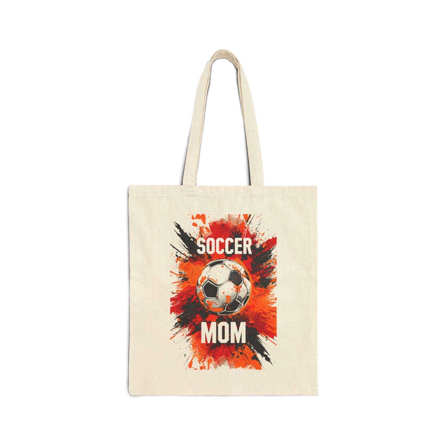 Soccer Mom Cotton Canvas Tote Bag - Perfect for Game Days