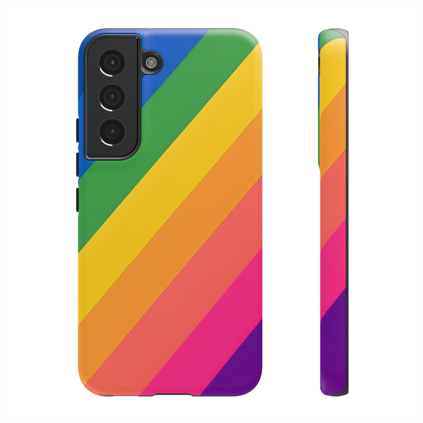 Vibrant Rainbow Phone Case - Tough & Stylish