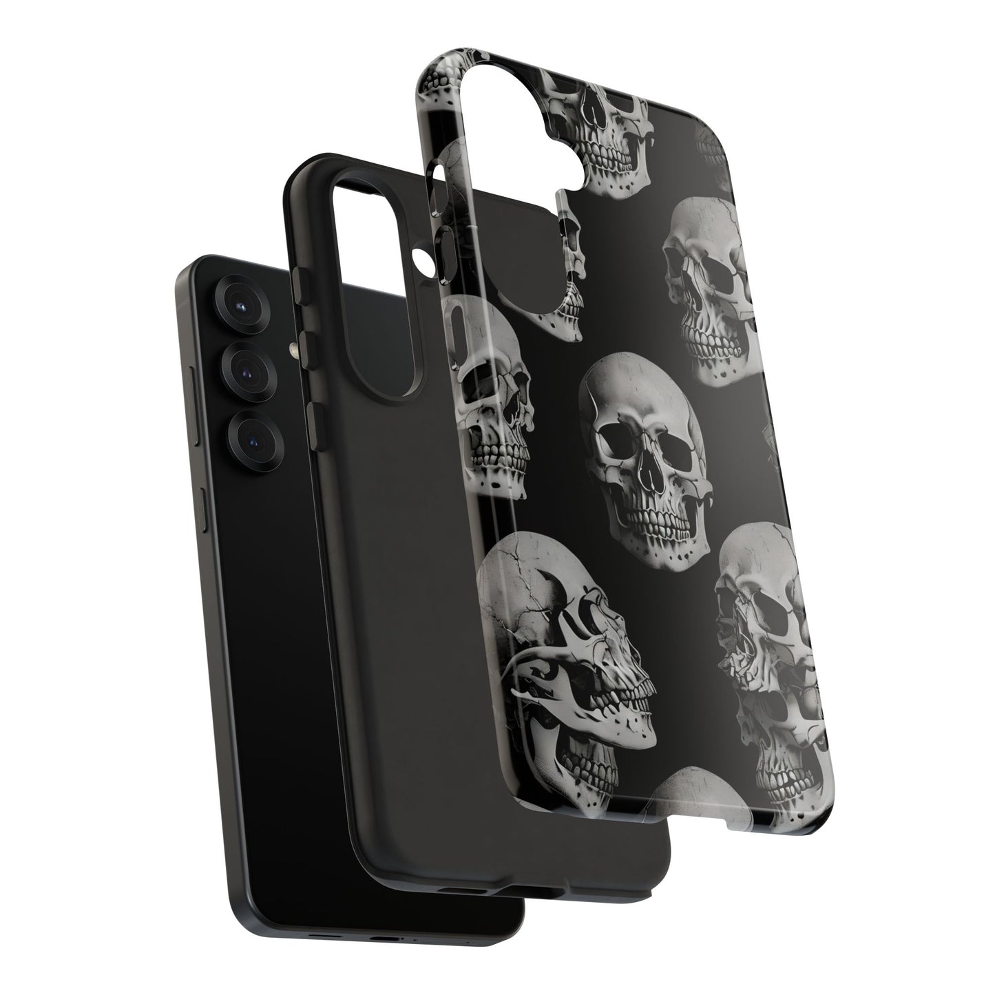 Skull Print Phone Case - Tough Cases for Bold Style