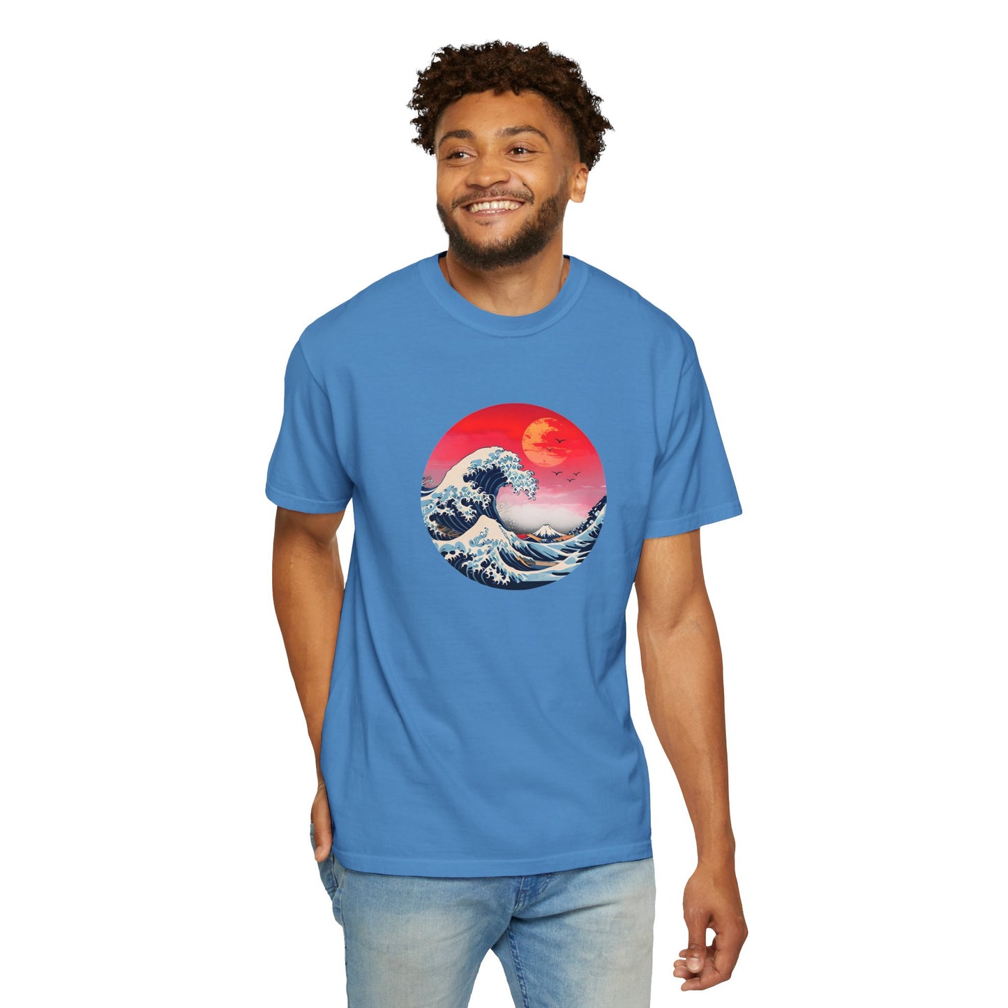 Ocean Wave Graphic Unisex T-Shirt | Beach Lover Gift | Summer Vibes