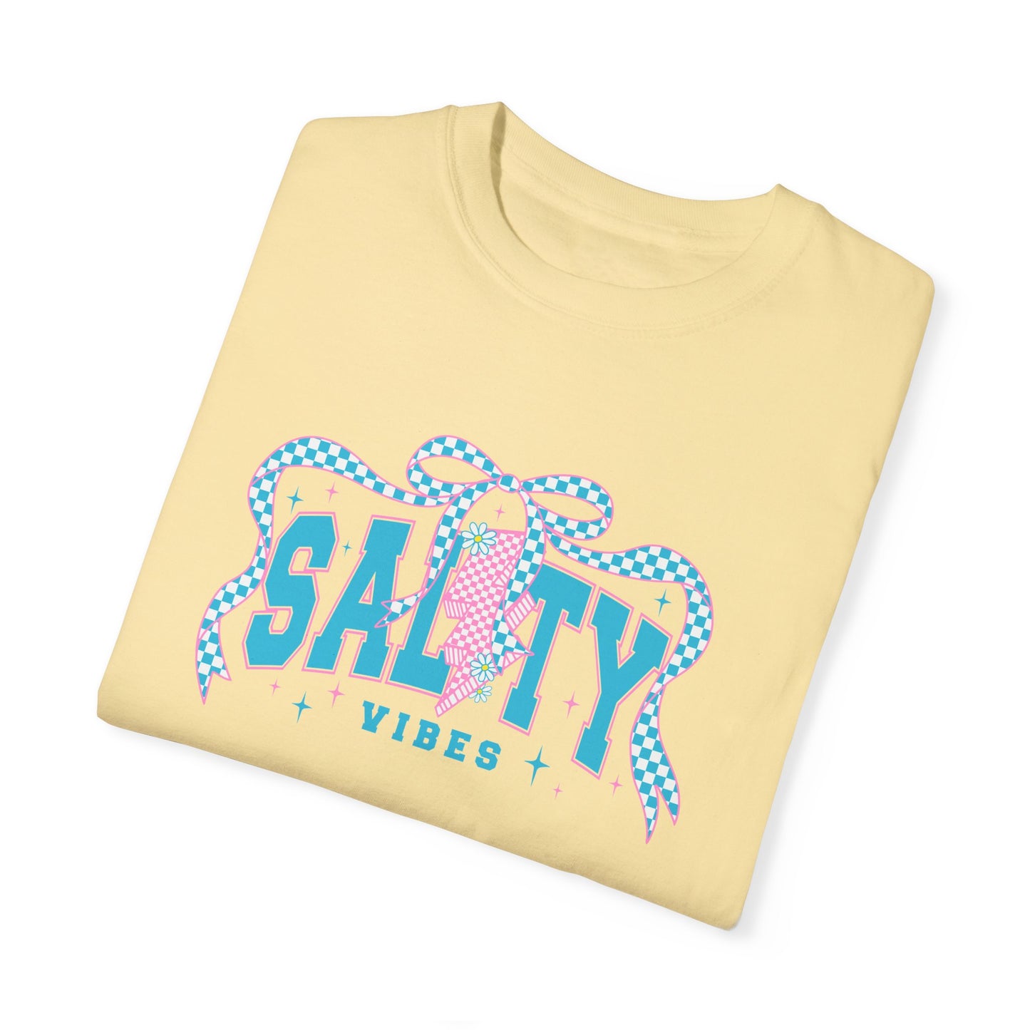 Salty Vibes Unisex Garment-Dyed T-Shirt