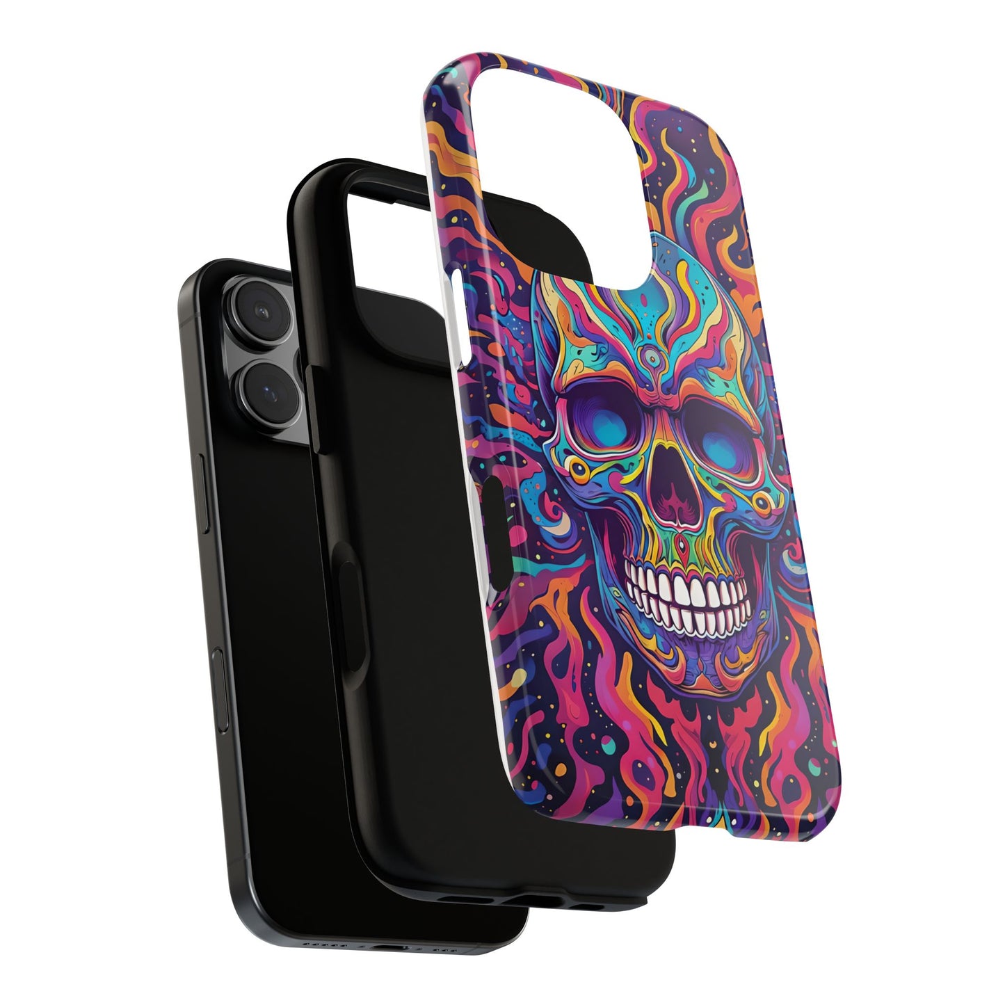 Colorful Skull Phone Case - Tough Cases for Bold Personalities