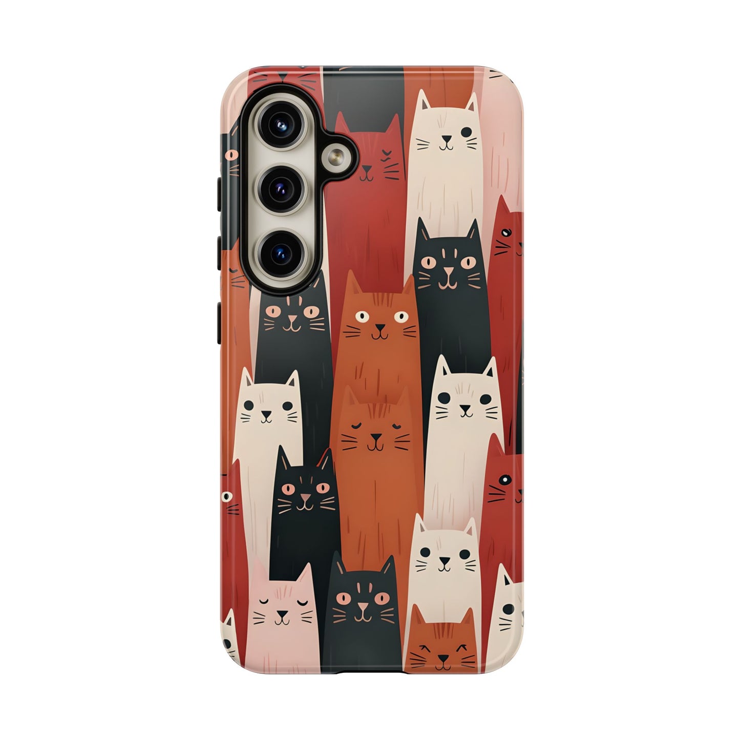 Playful Cat Phone Case - Tough & Stylish Purrfect for Cat Lovers