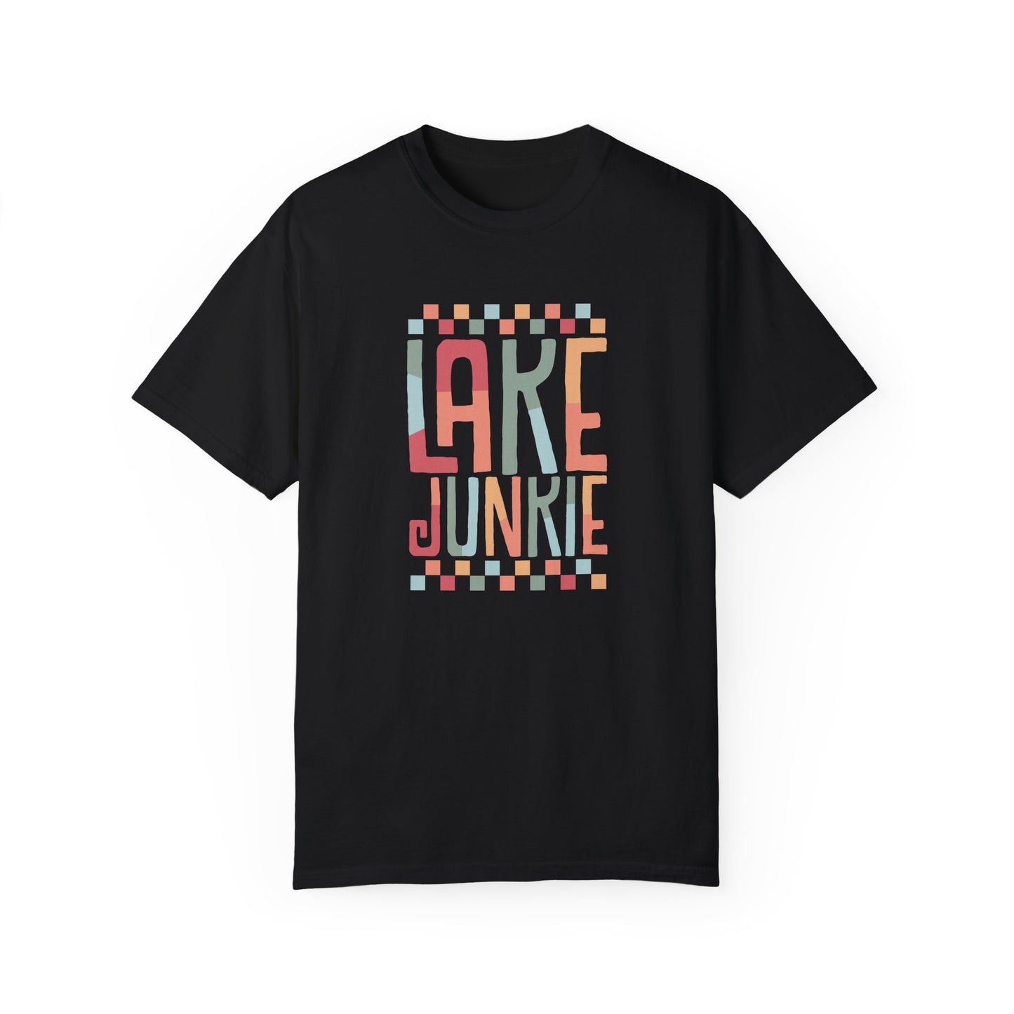 Lake Junkie Unisex Garment-Dyed T-Shirt - Perfect for Lake Lovers and Summer Adventures