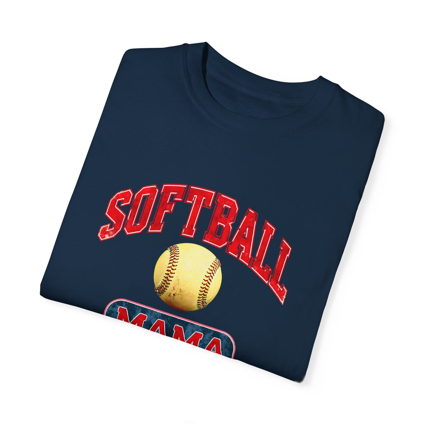 Softball Mama Unisex Garment-Dyed T-Shirt - Perfect Gift for Softball Lovers