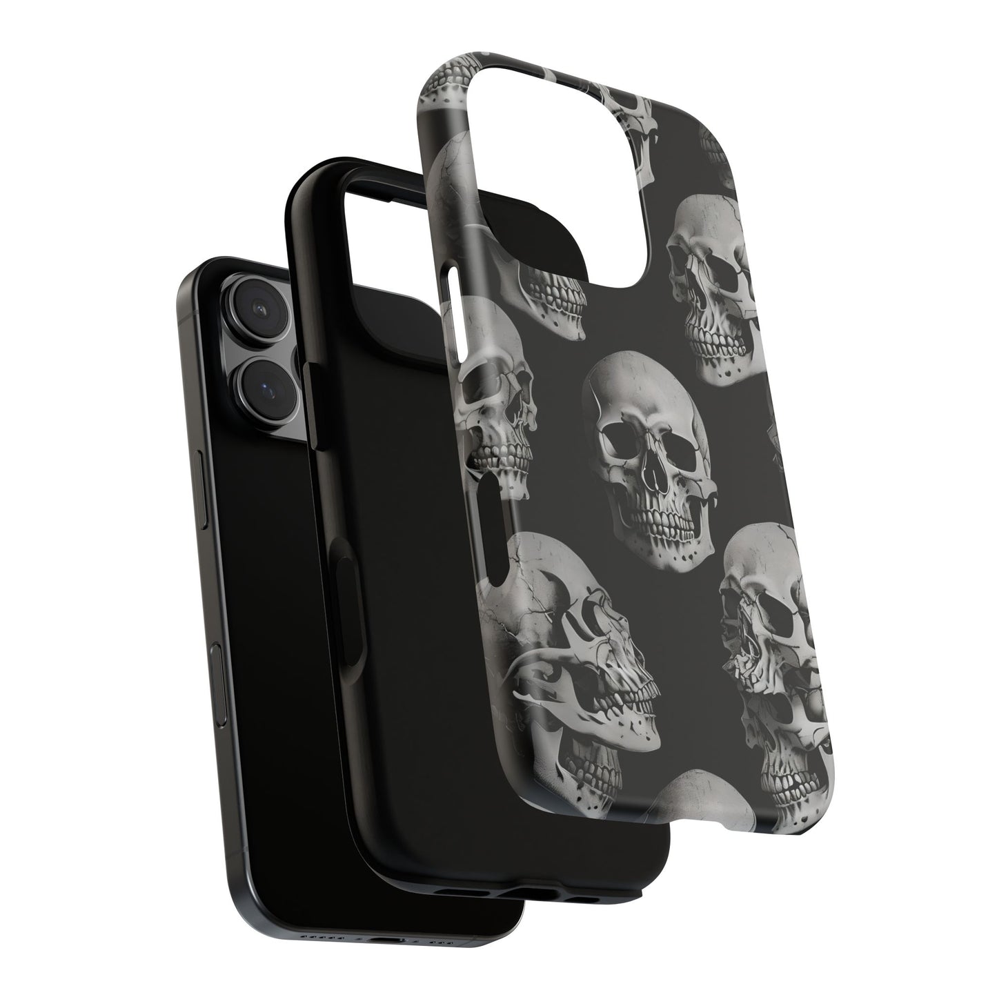 Skull Print Phone Case - Tough Cases for Bold Style