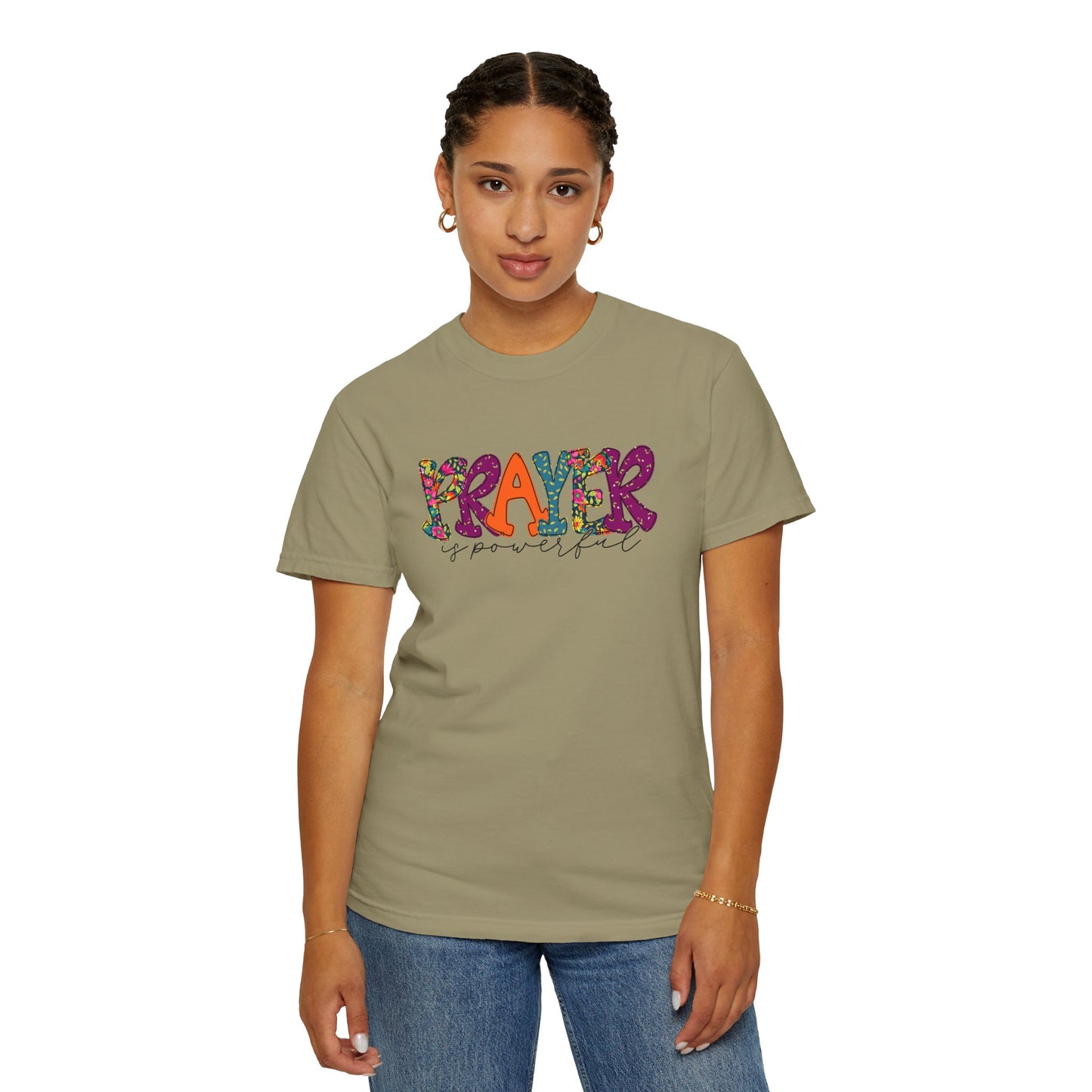 Colorful "Prayer is Powerful" Unisex T-Shirt