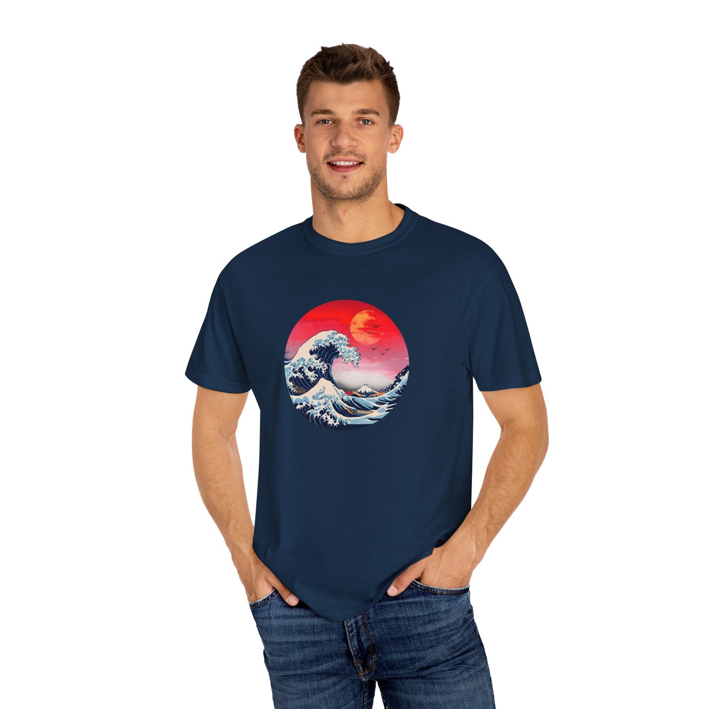 Ocean Wave Graphic Unisex T-Shirt | Beach Lover Gift | Summer Vibes