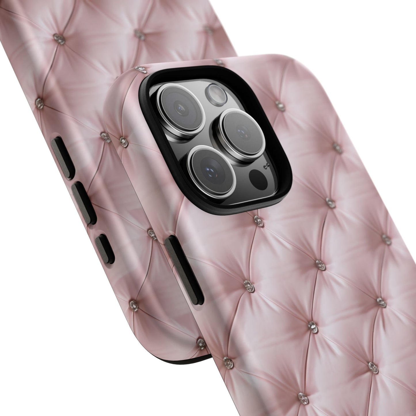 Luxury Pink Quilted Phone Case - Tough Cases for Stylish Protection