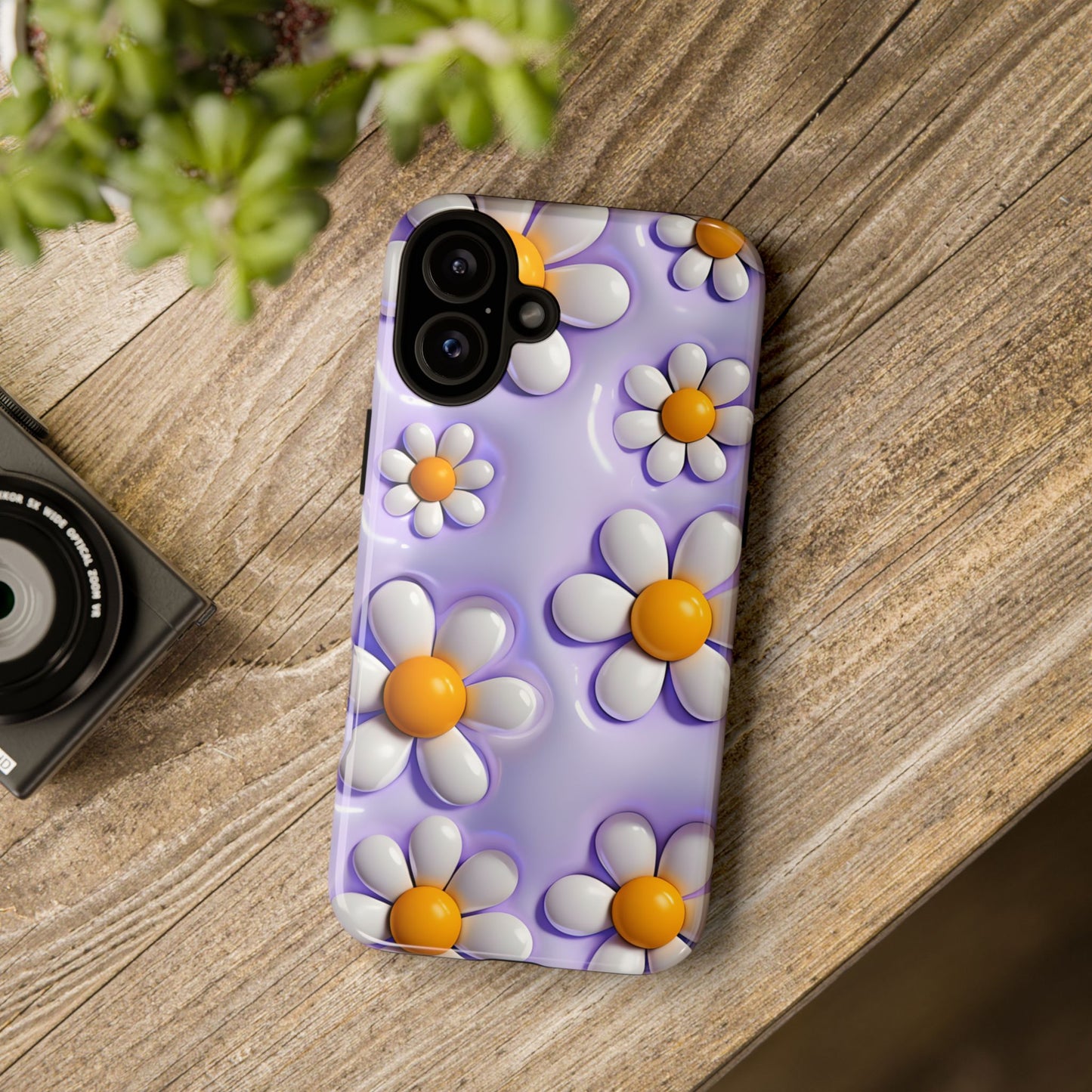 Daisy Floral Phone Case - Tough Cases for Flower Power Vibes