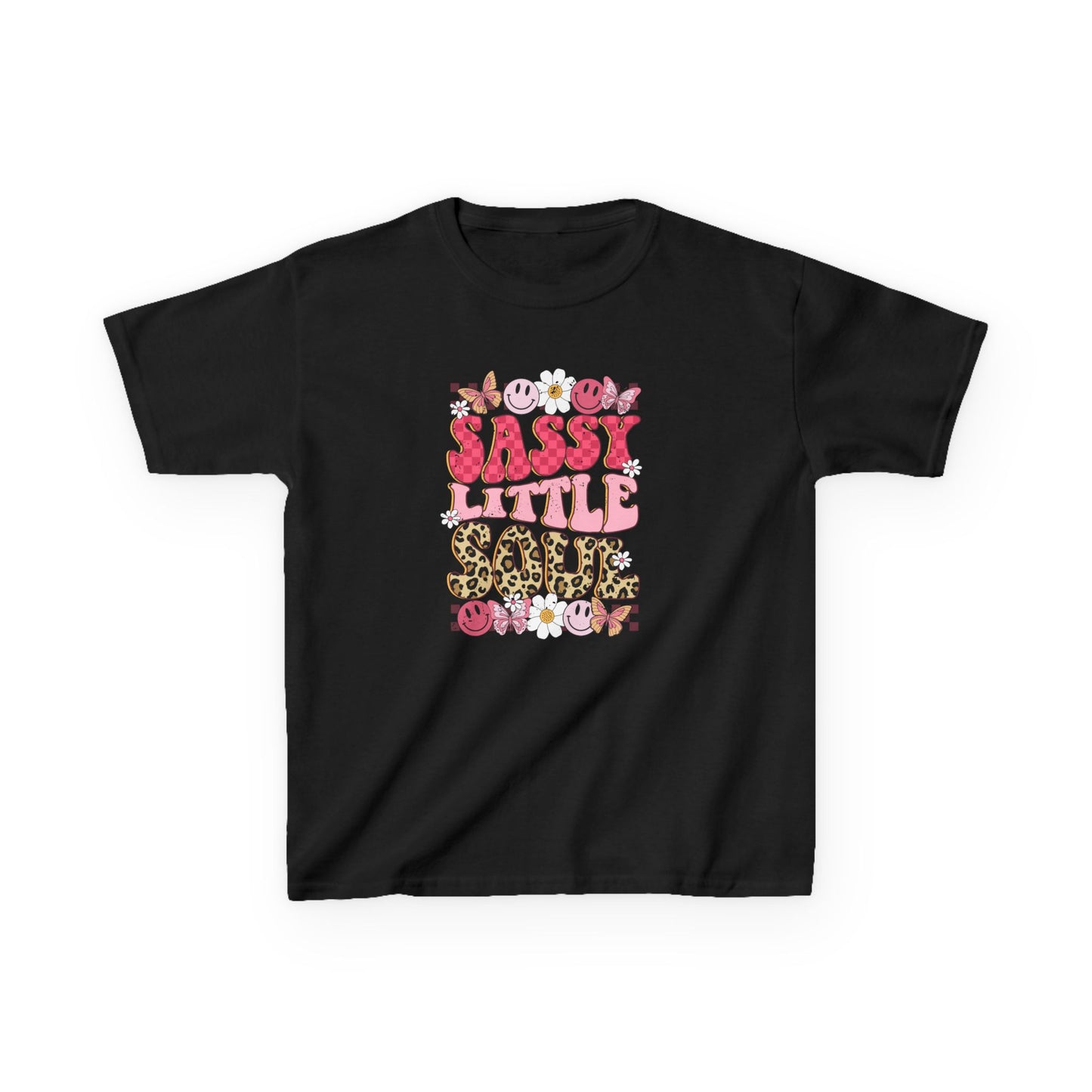 Sassy Little Soul Kids Tee - Fun & Trendy Heavy Cotton Shirt for Children