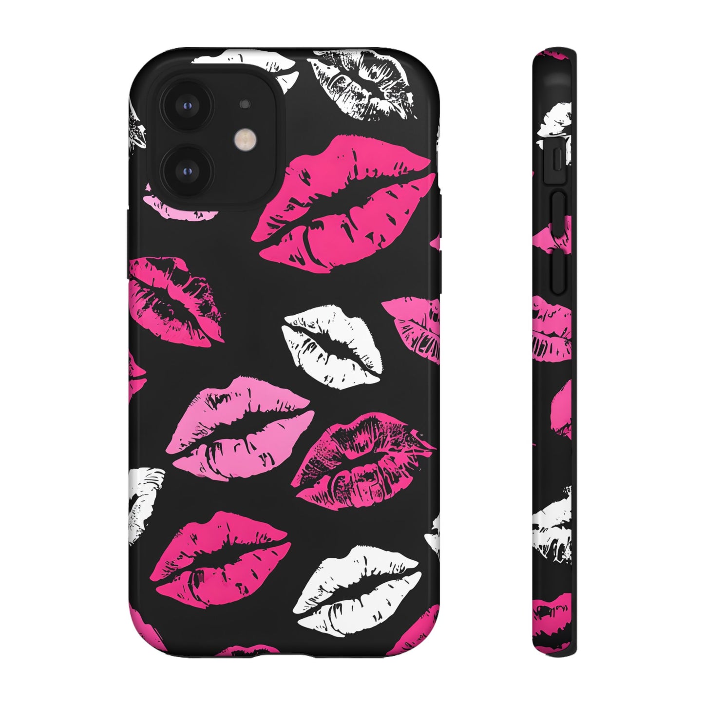 Lips Print iPhone Case - Stylish Tough Phone Cover