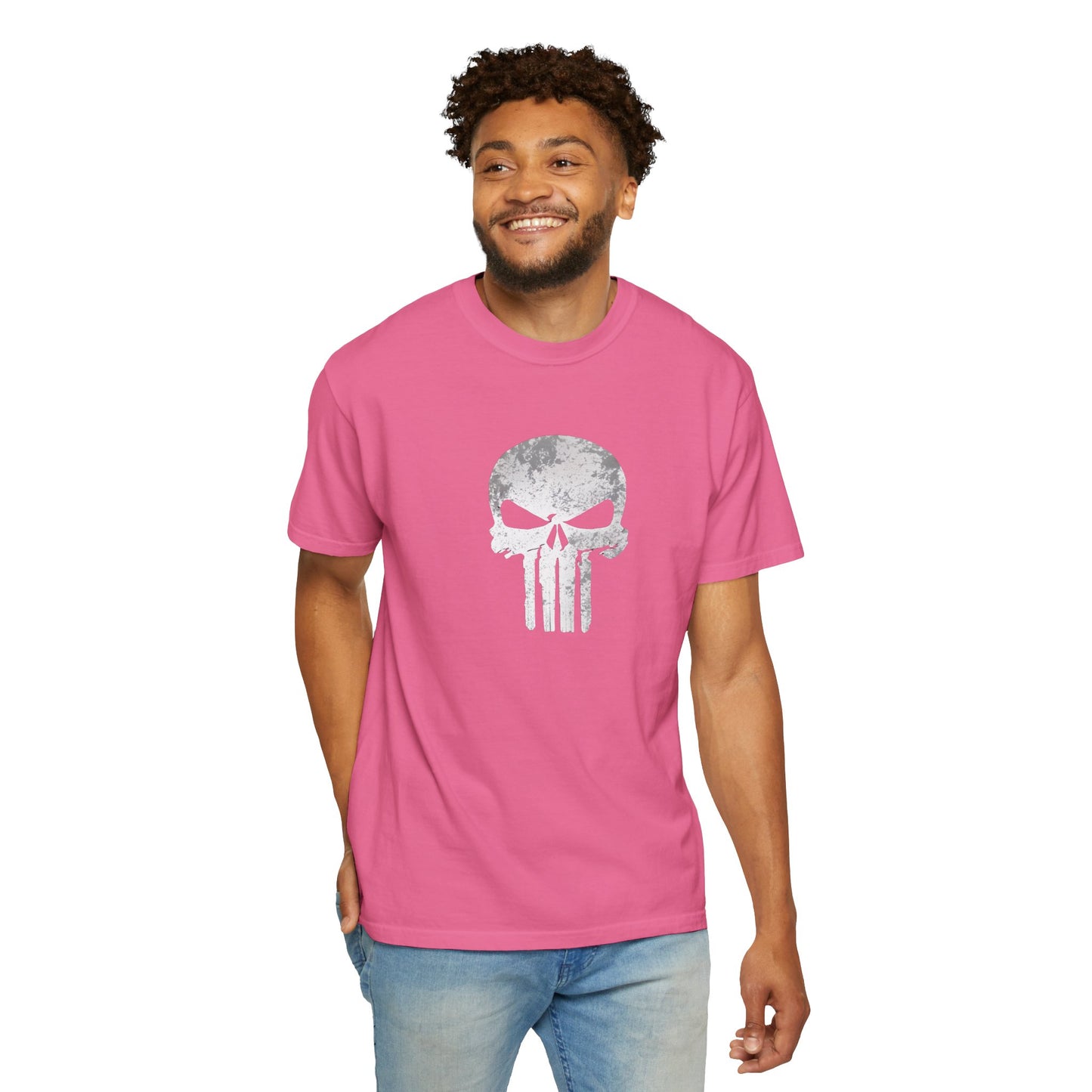 Unisex Skull Graphic T-Shirt - Trendy, Casual Wear for Edgy Style