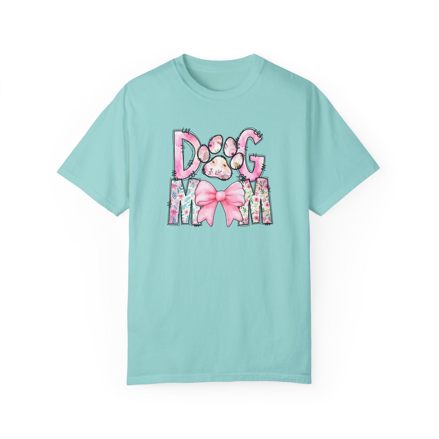 Cute Dog Mom T-Shirt | Garment-Dyed Unisex Tee for Dog Lovers