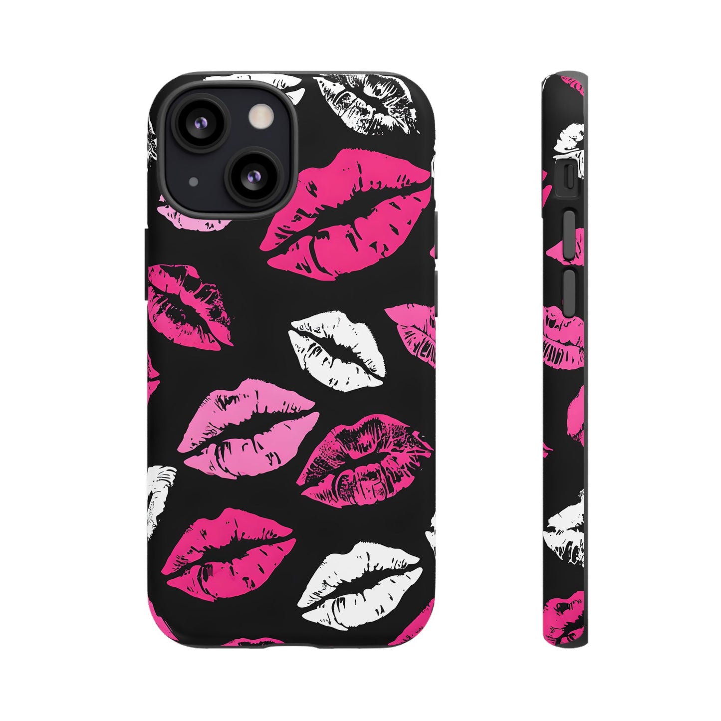 Lips Print iPhone Case - Stylish Tough Phone Cover