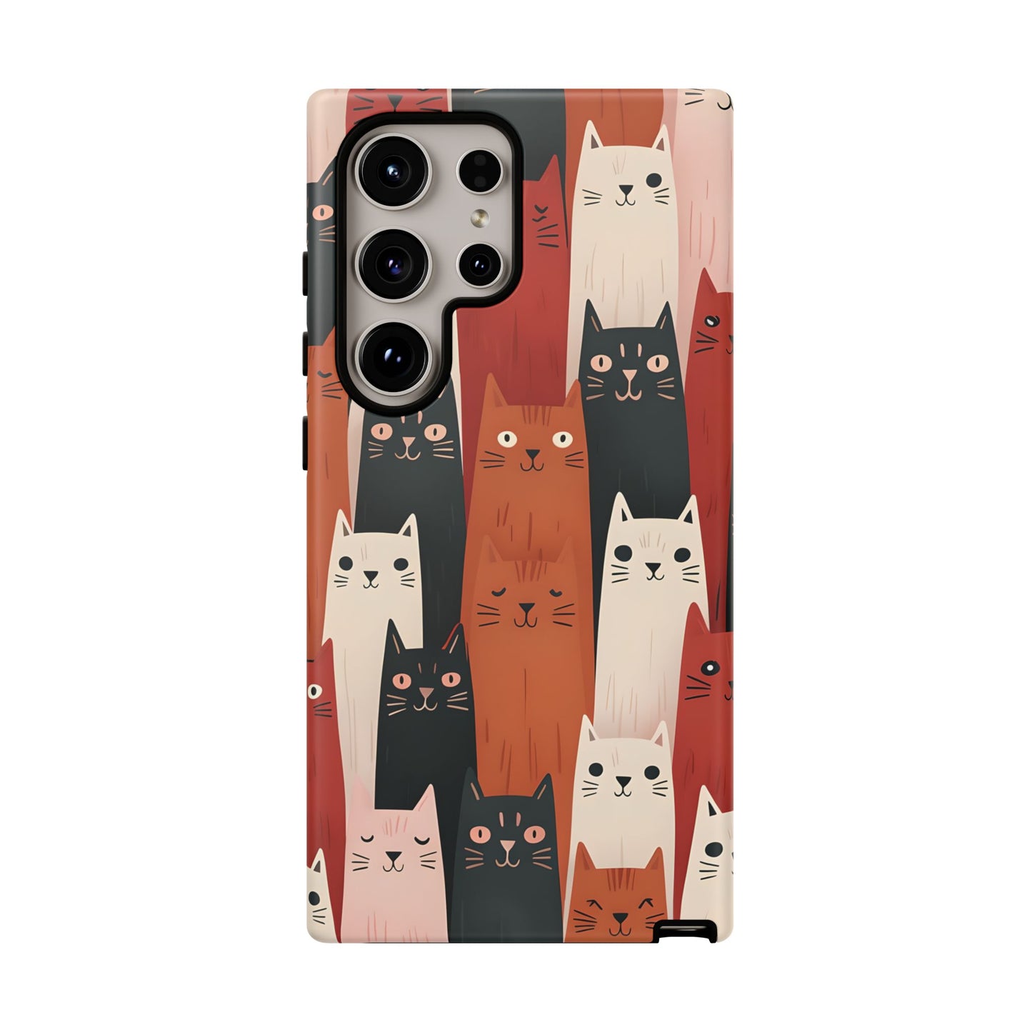 Playful Cat Phone Case - Tough & Stylish Purrfect for Cat Lovers