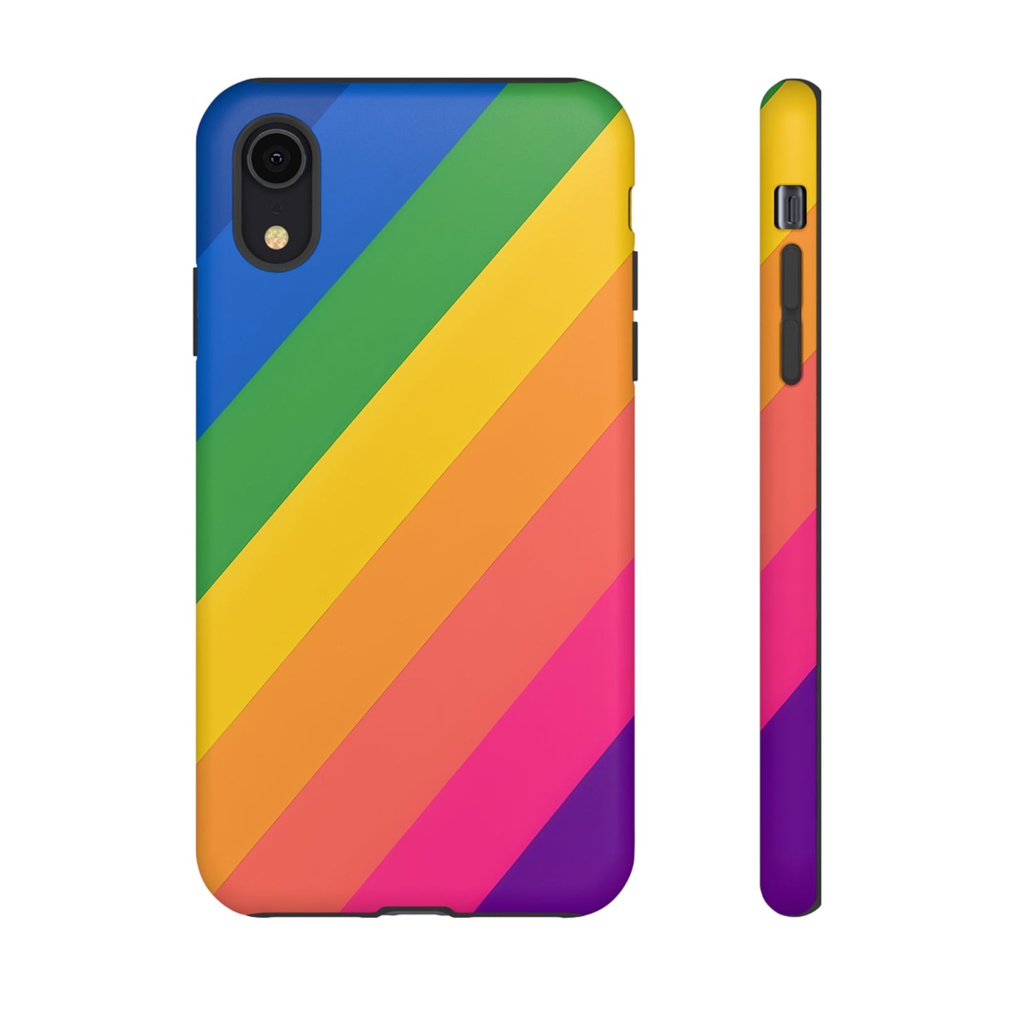 Vibrant Rainbow Phone Case - Tough & Stylish