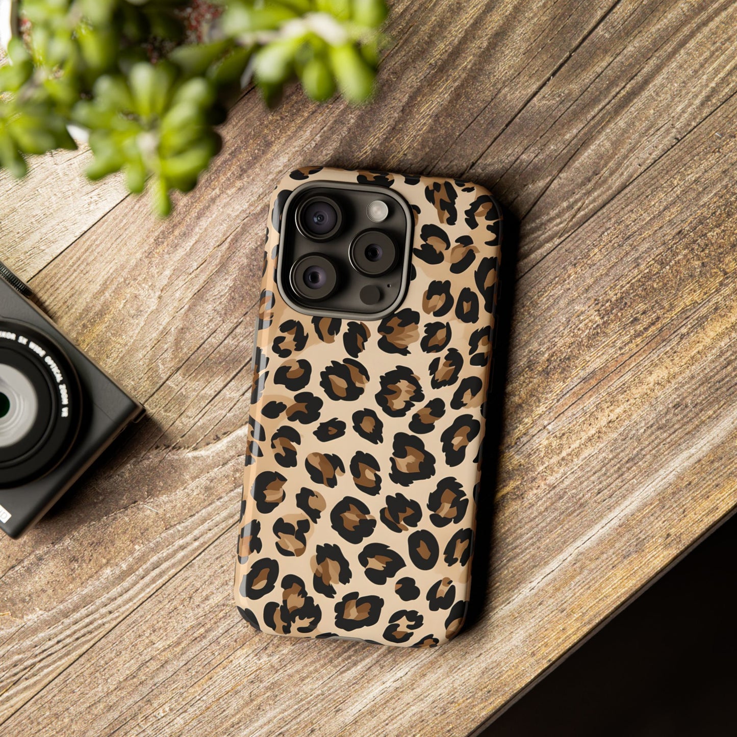 Wild Leopard Print Phone Case - Tough Protection for Animal Lovers