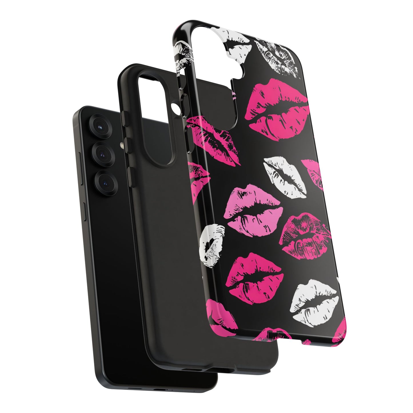 Lips Print iPhone Case - Stylish Tough Phone Cover