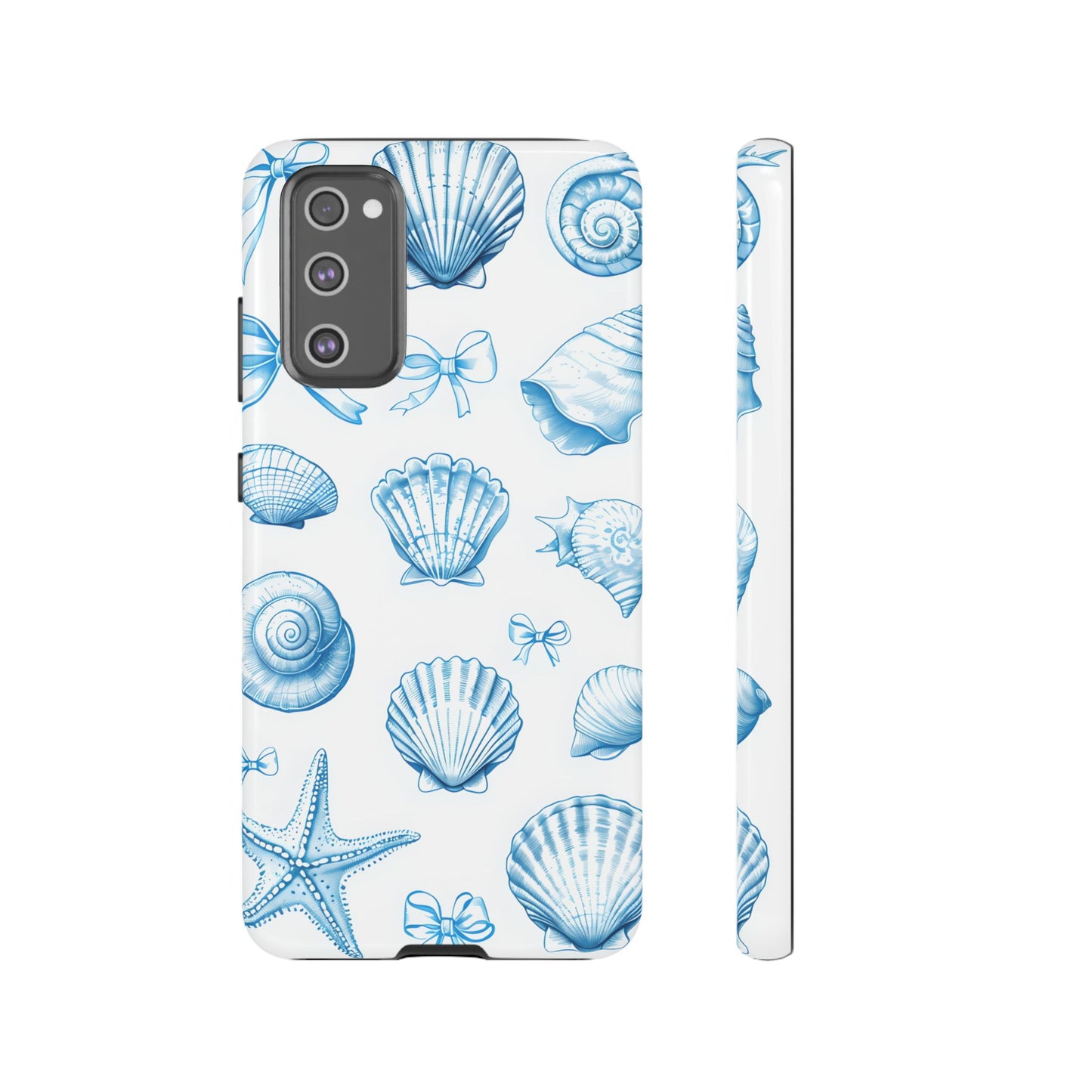 Coquette-Coastal Ocean-Themed Phone Case - Seashell and Starfish Design