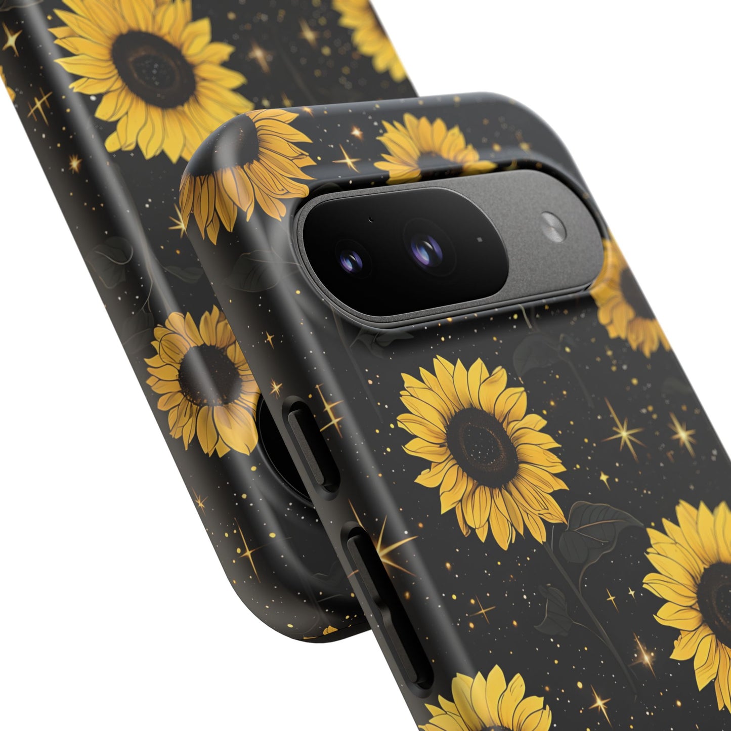 Sunflower Galaxy Tough Case - Durable Phone Cover with Floral Design
