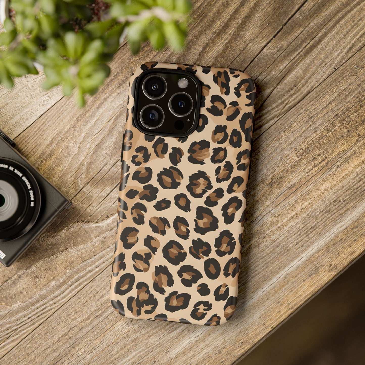 Wild Leopard Print Phone Case - Tough Protection for Animal Lovers