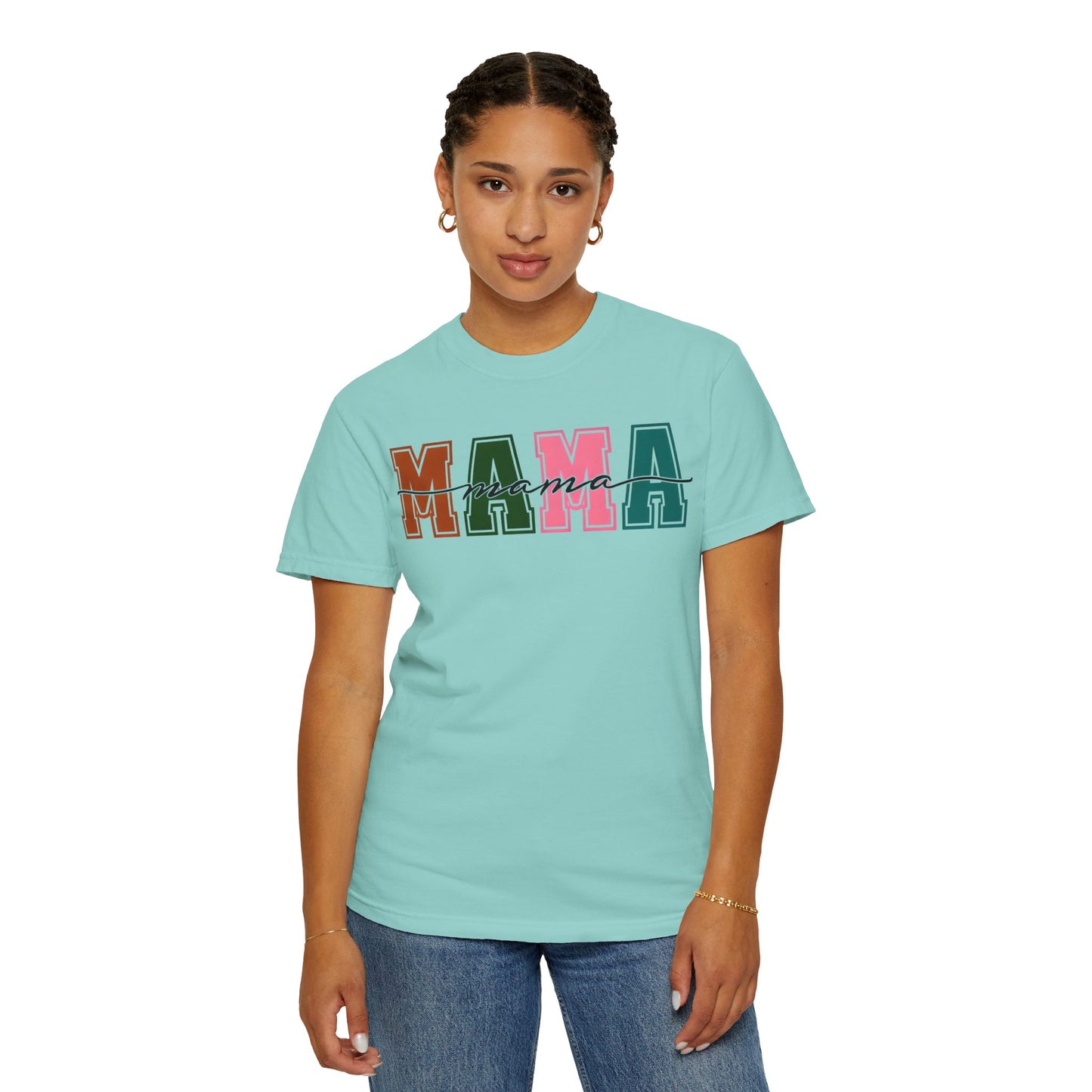 Mama Graphic Unisex Garment-Dyed T-Shirt - Perfect Gift for Moms