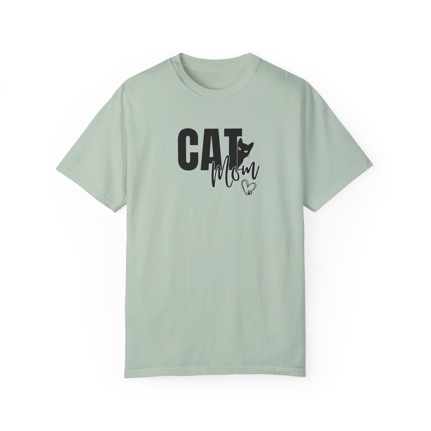 Cat Mom Unisex Garment-Dyed T-Shirt – Perfect Gift for Cat Lovers