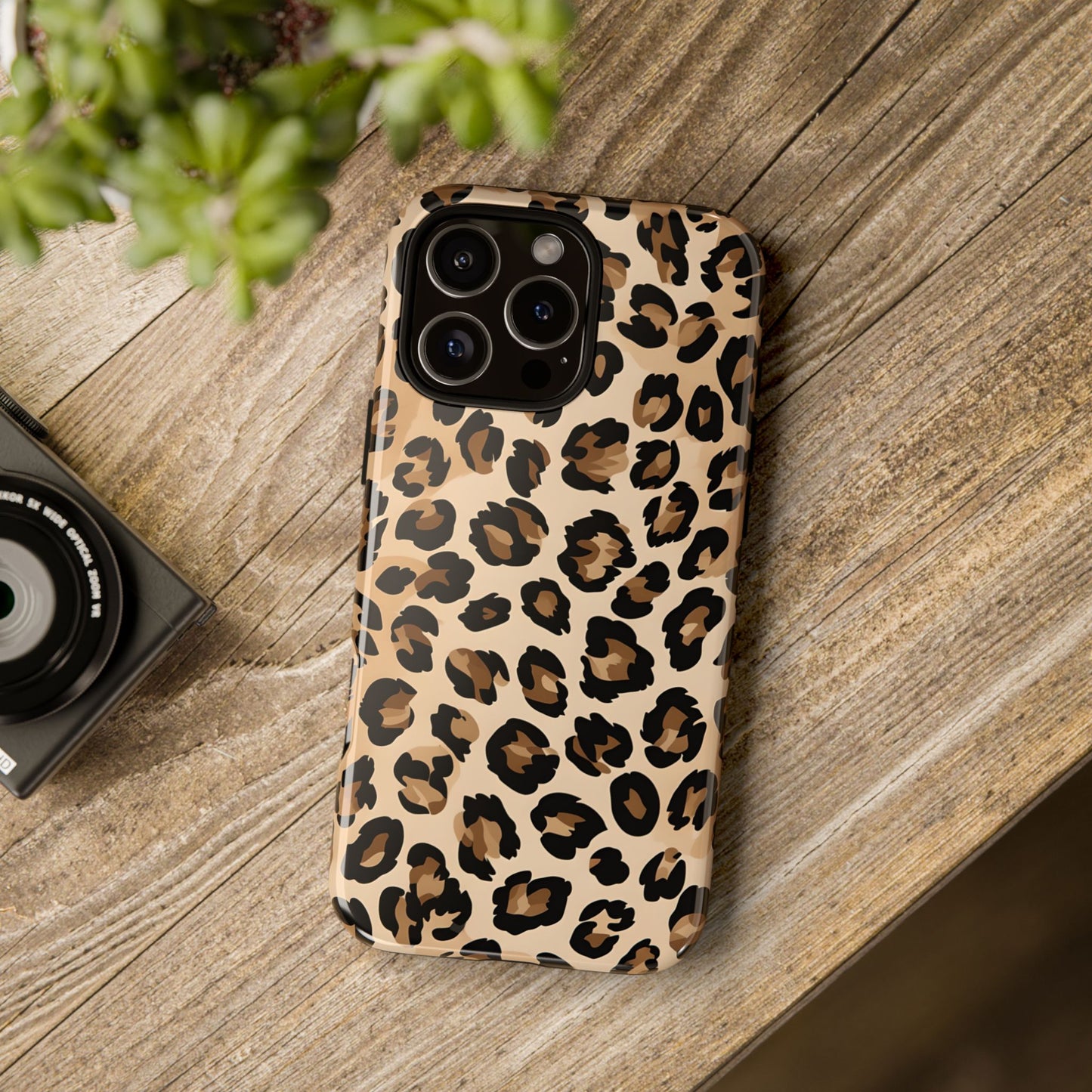 Wild Leopard Print Phone Case - Tough Protection for Animal Lovers