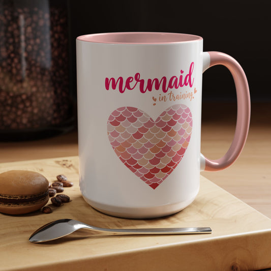 Mermaid In Training Accent Coffee Mug 15oz